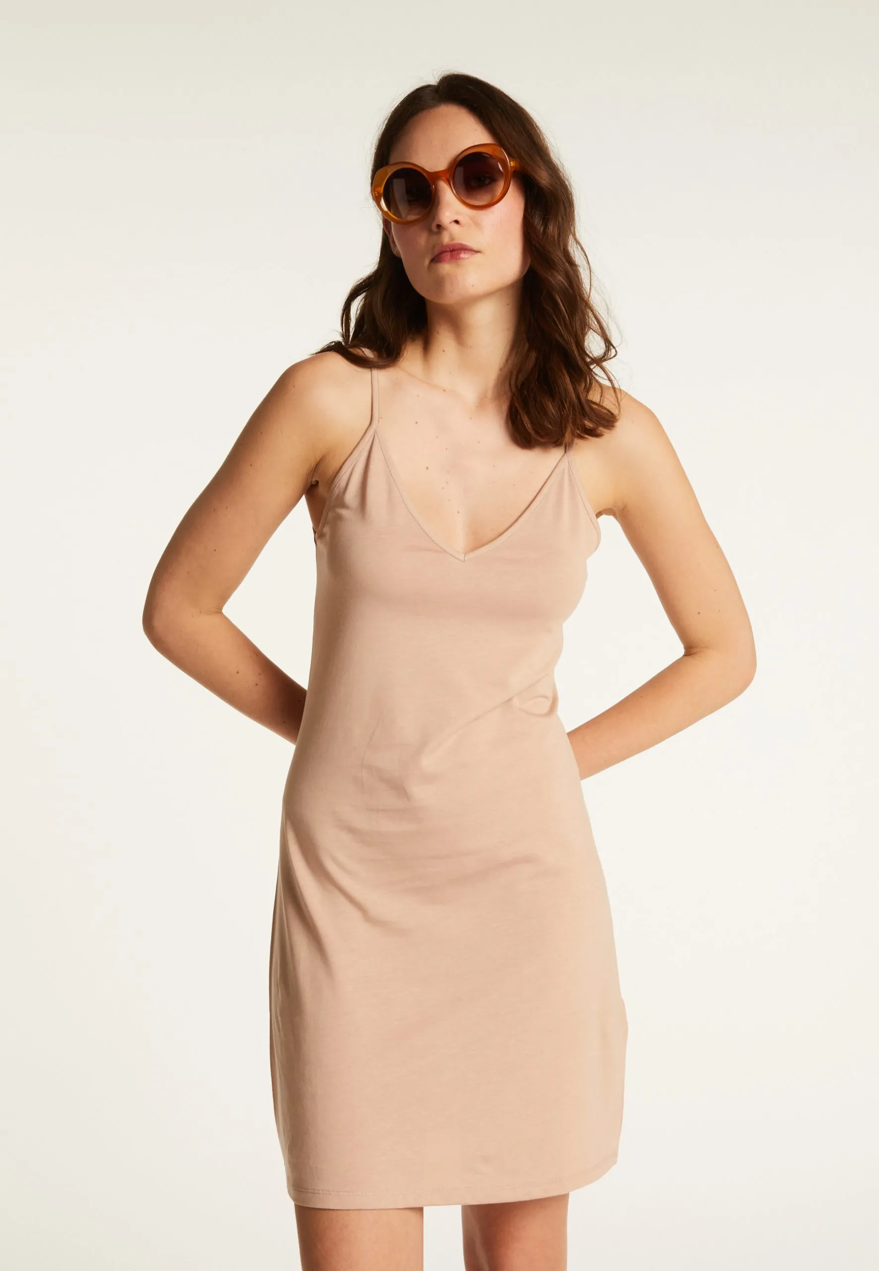 Robe en jersey Rose EVA