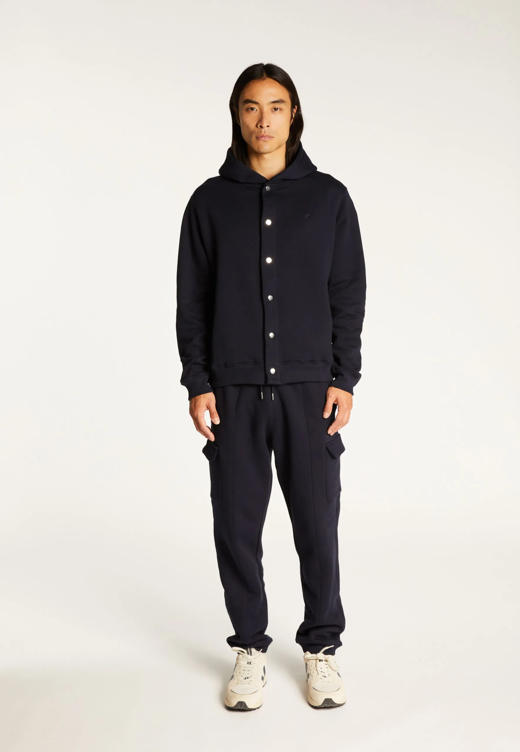 Veste en coton Bleu DOMINGO