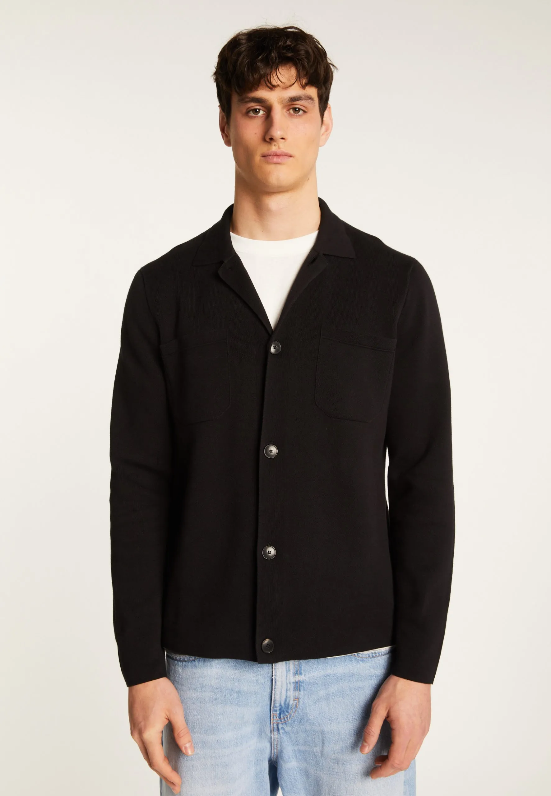 Veste en coton Noir MIRWAN