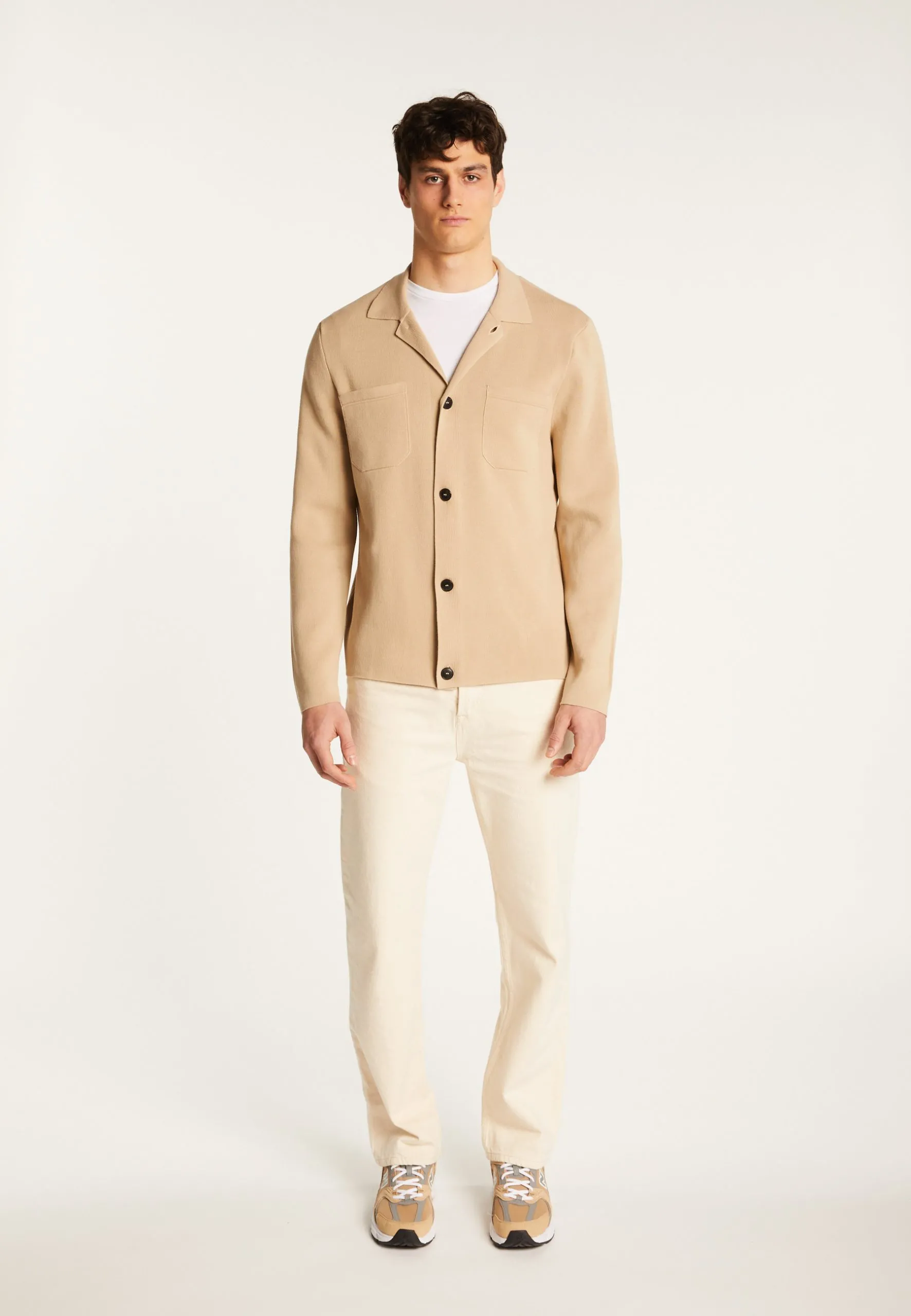 Veste en coton Beige MIRWAN