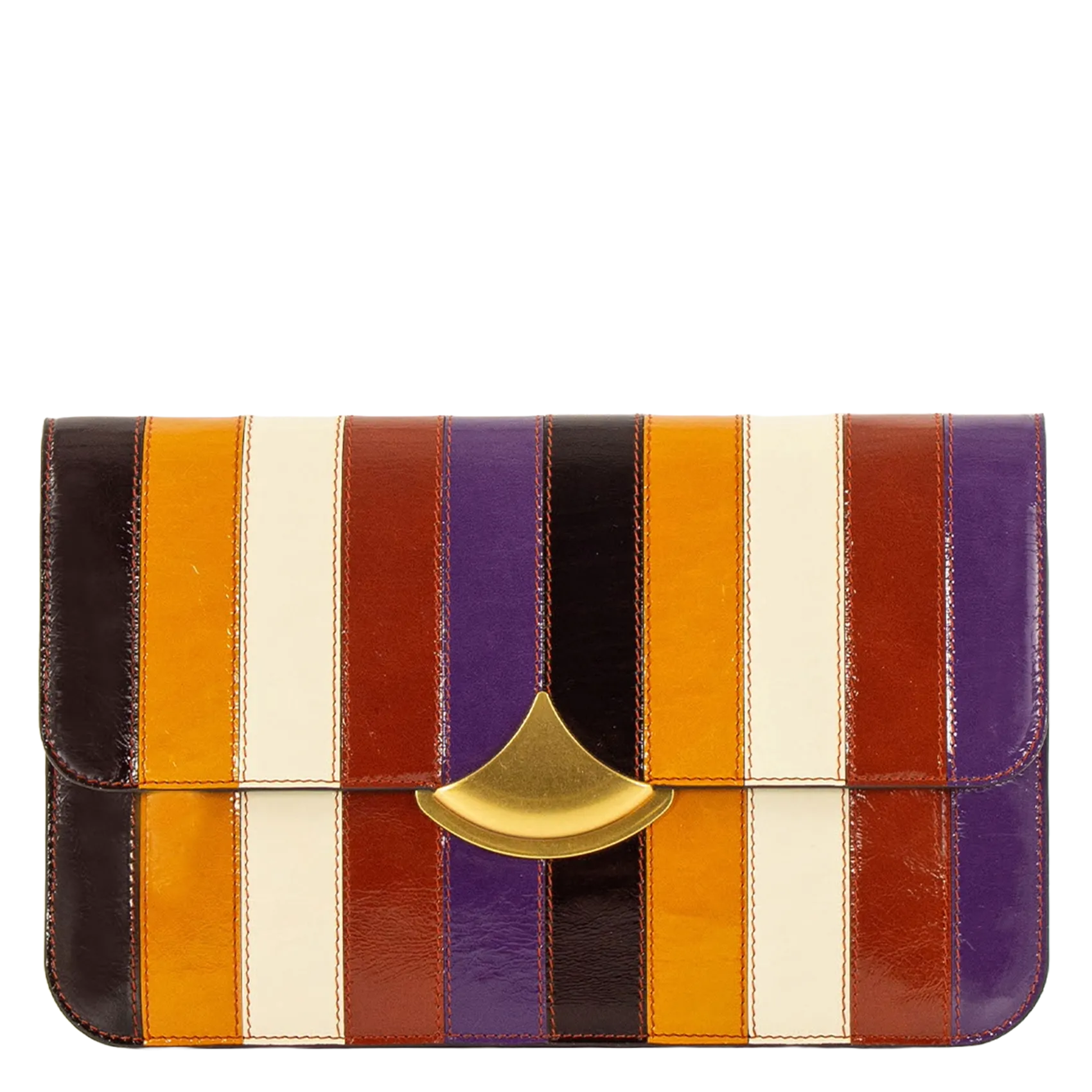 Pochette en cuir rayé Multicolore DIVILUZ POUCH S