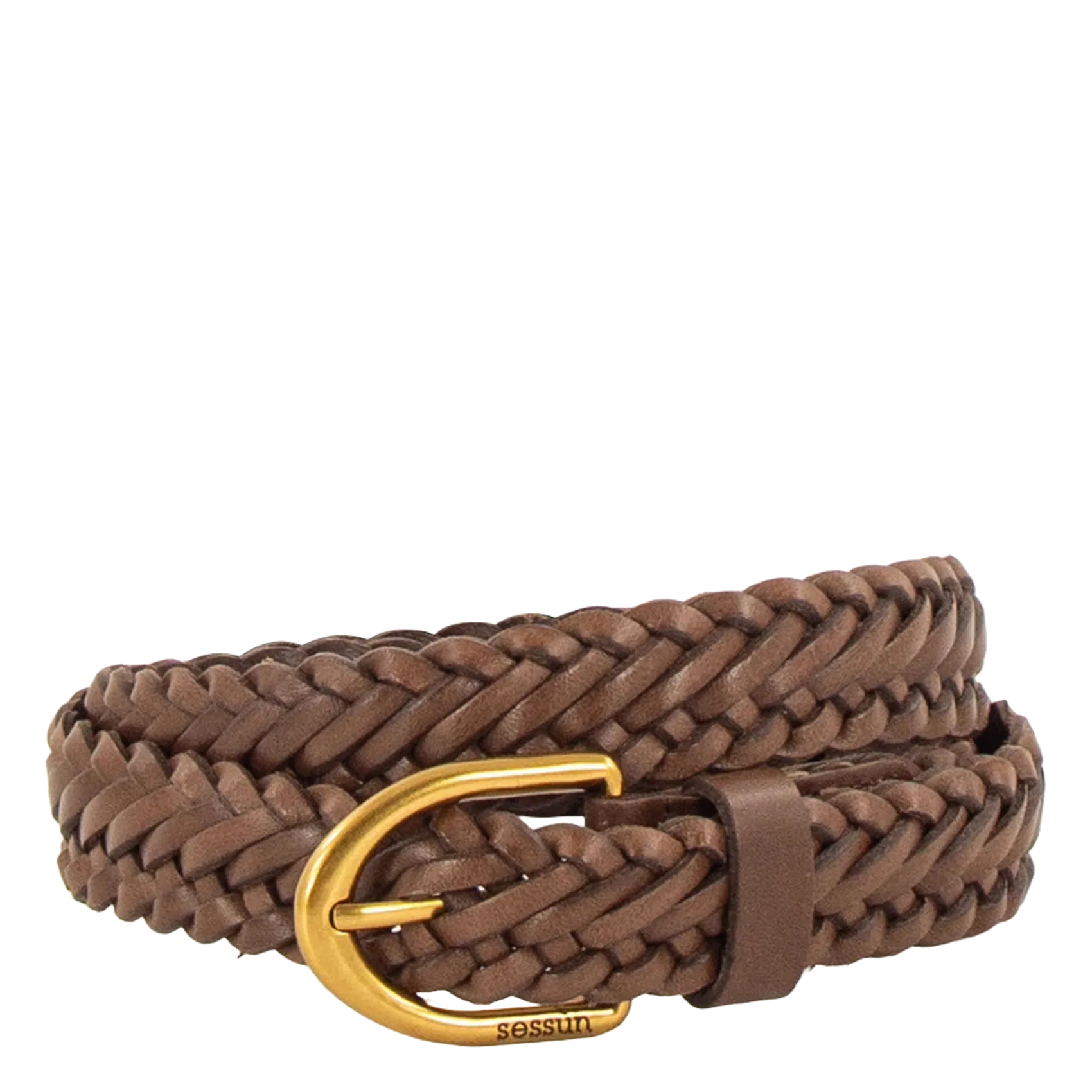 Ceinture en cuir Marron BONITO