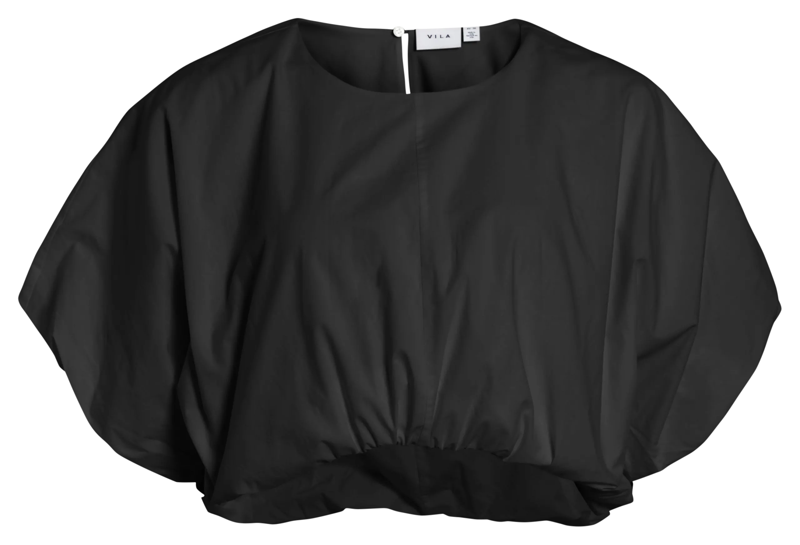 Top oversize en coton bio Noir BALUNI