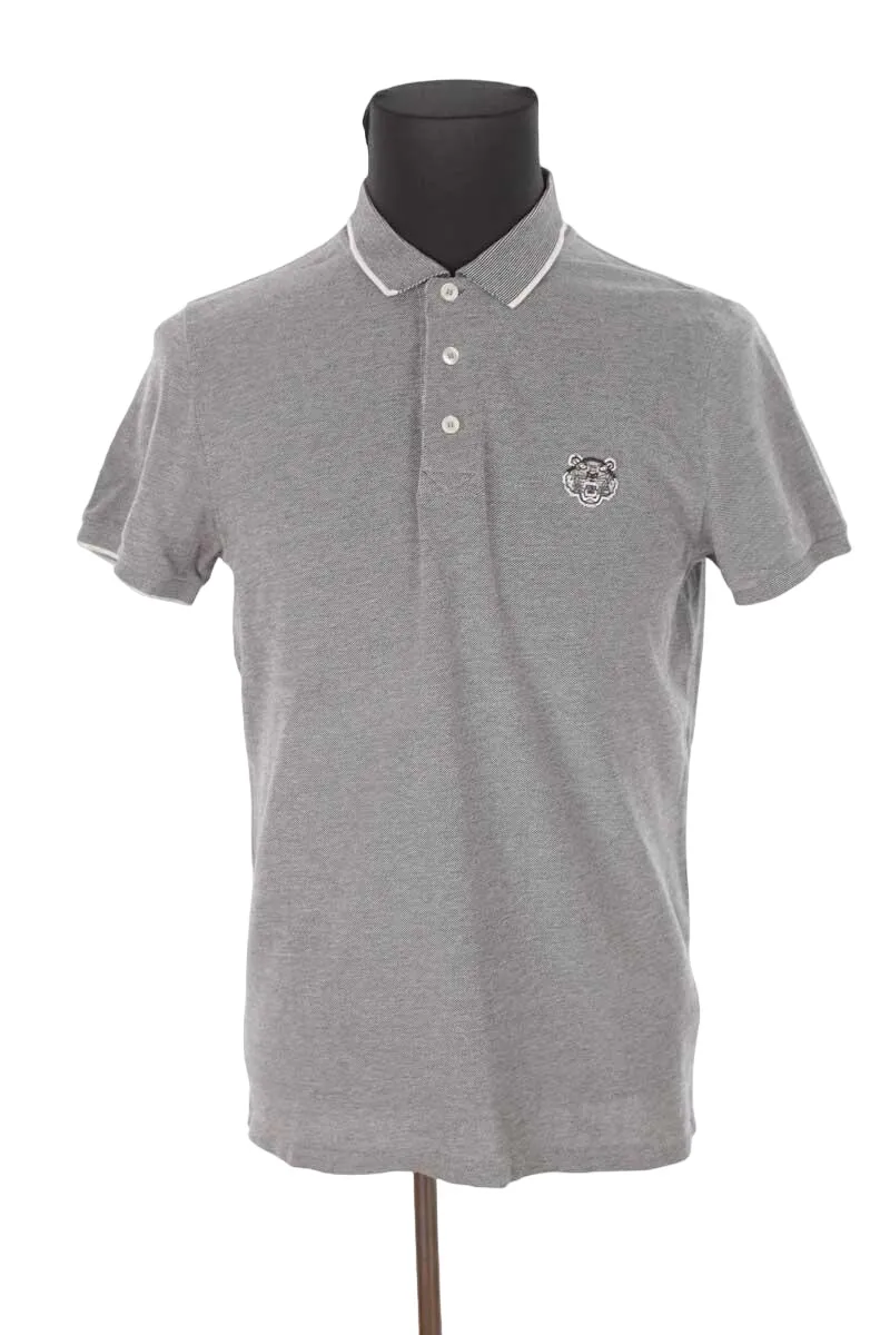 Polo en coton Gris