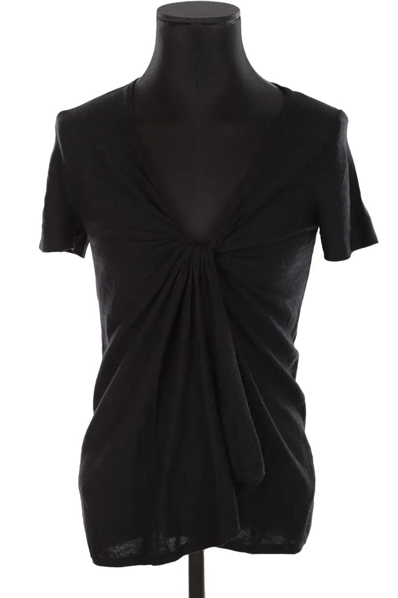 T-shirt en laine Noir