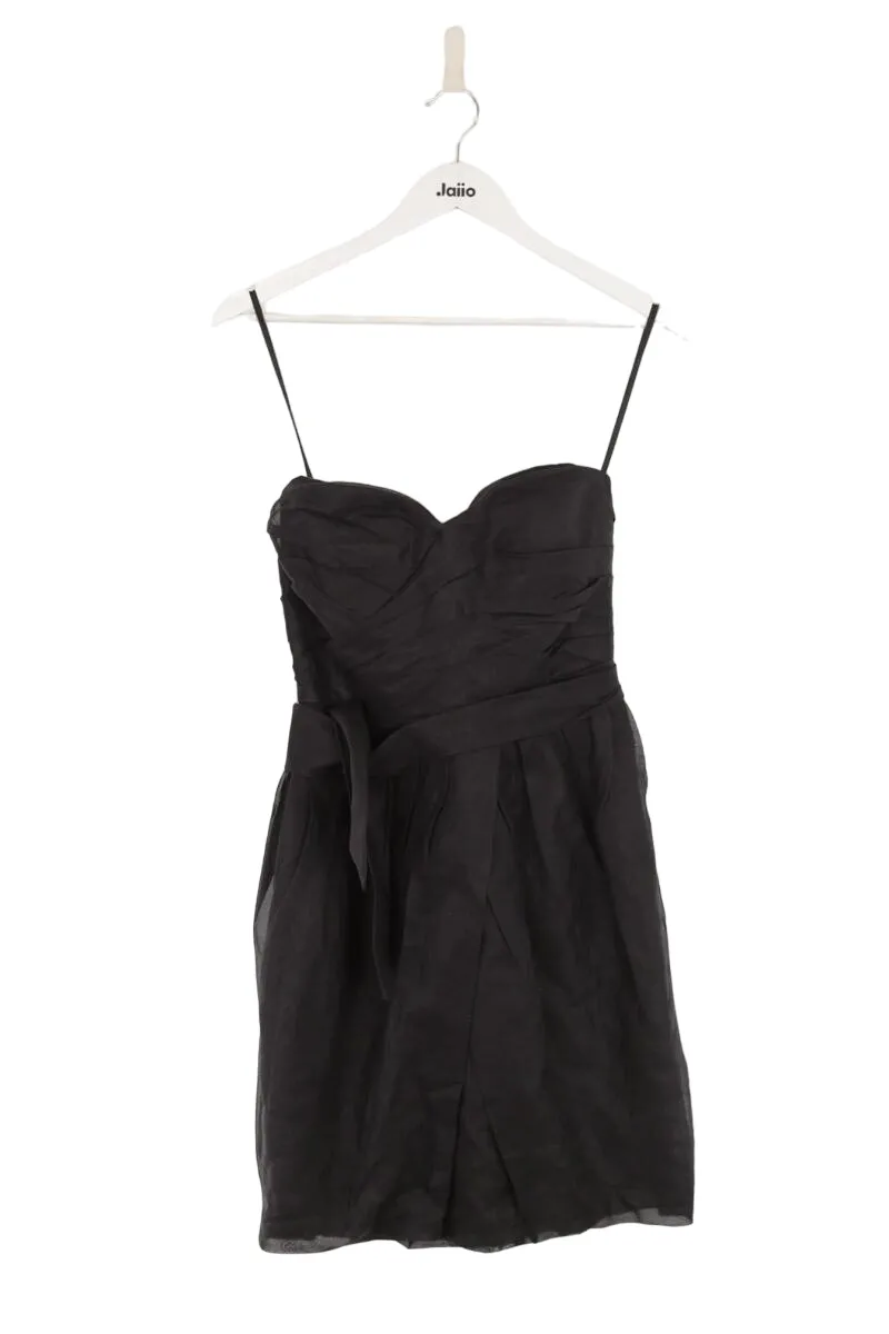 Robe bustier en coton Noir