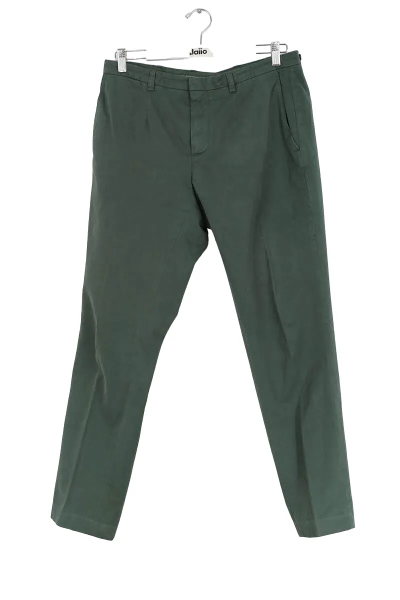 Pantalon en coton Vert
