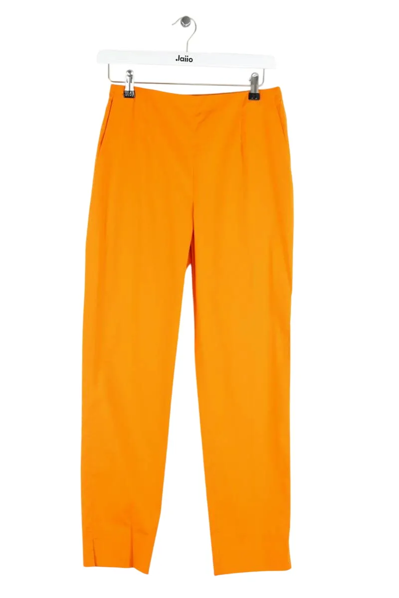 Pantalon droit en coton Orange
