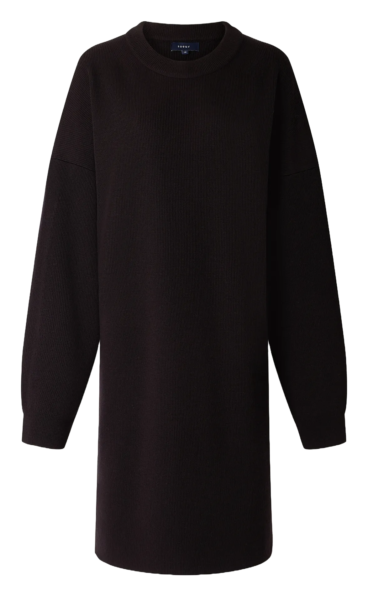 Robe pull col rond Marron FALAISE