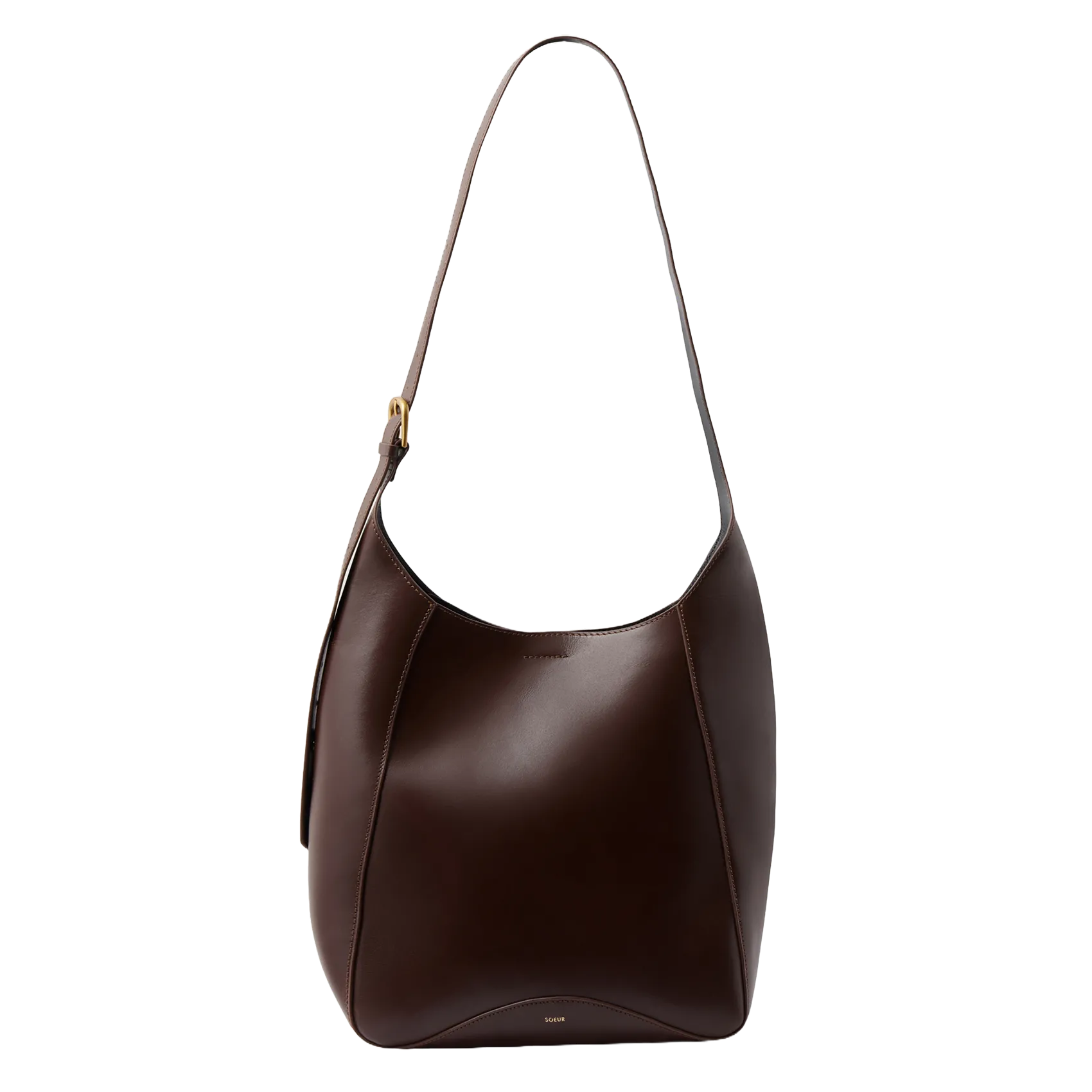 Sac bandoulière en cuir Marron UMA