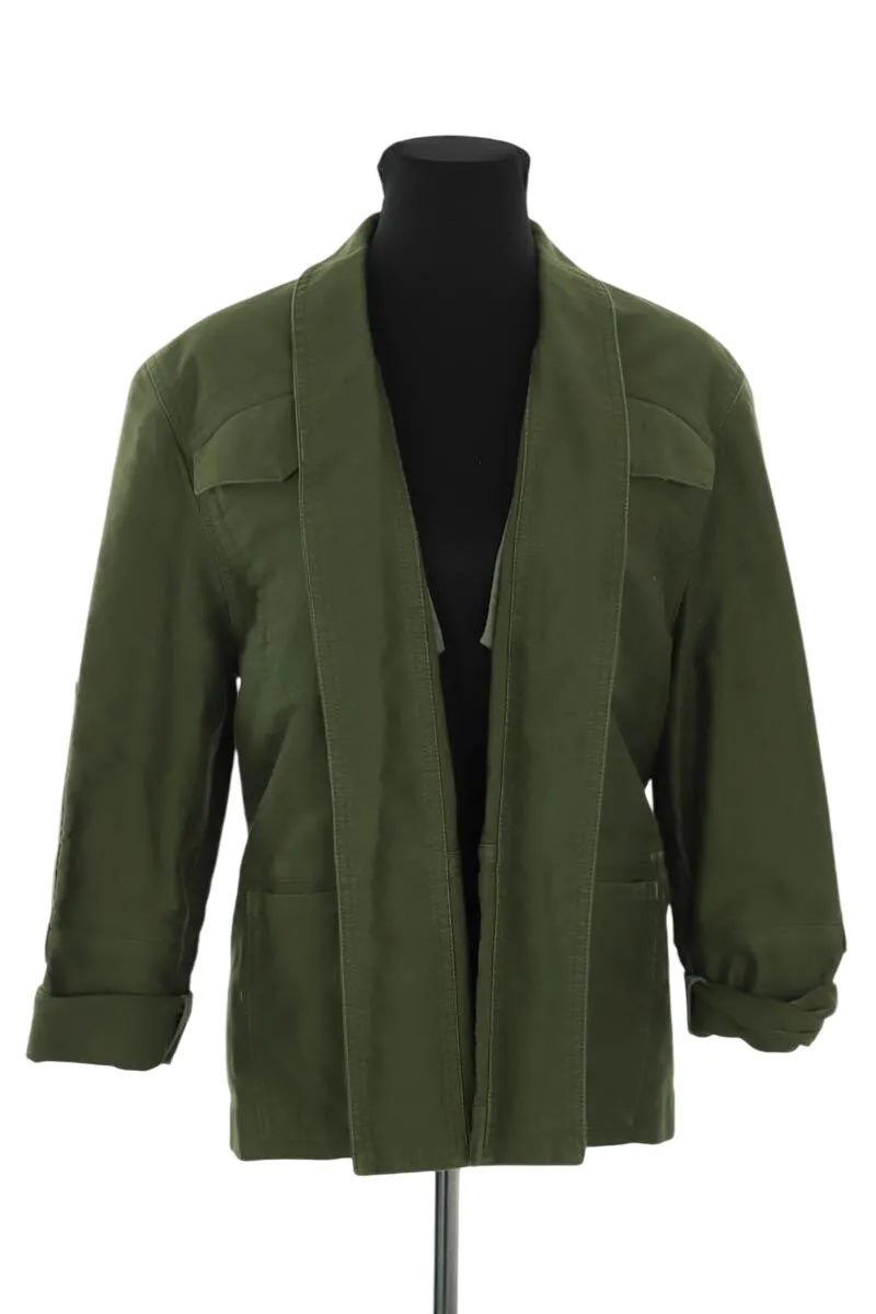 Veste en coton Kaki