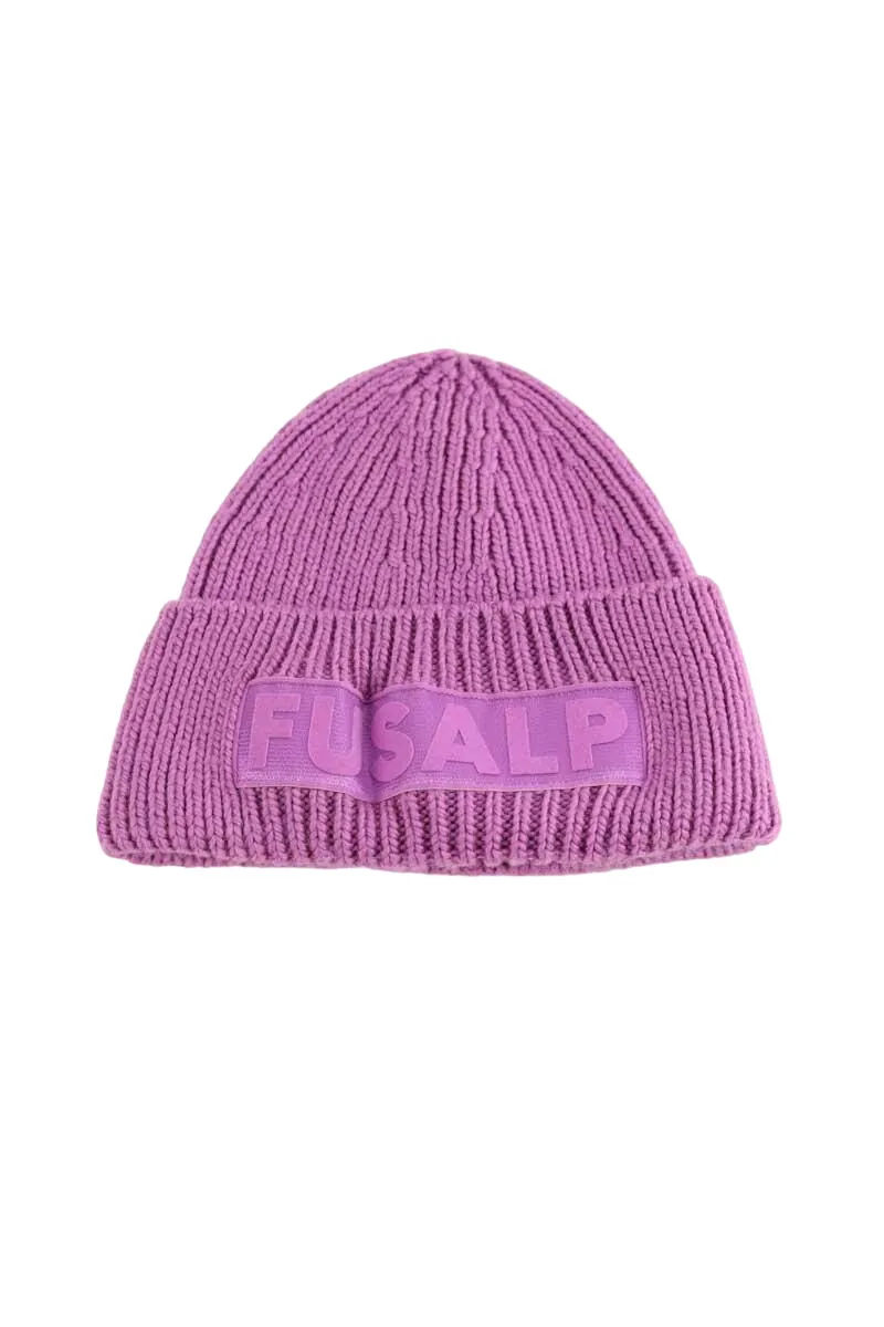 Bonnet en laine Violet