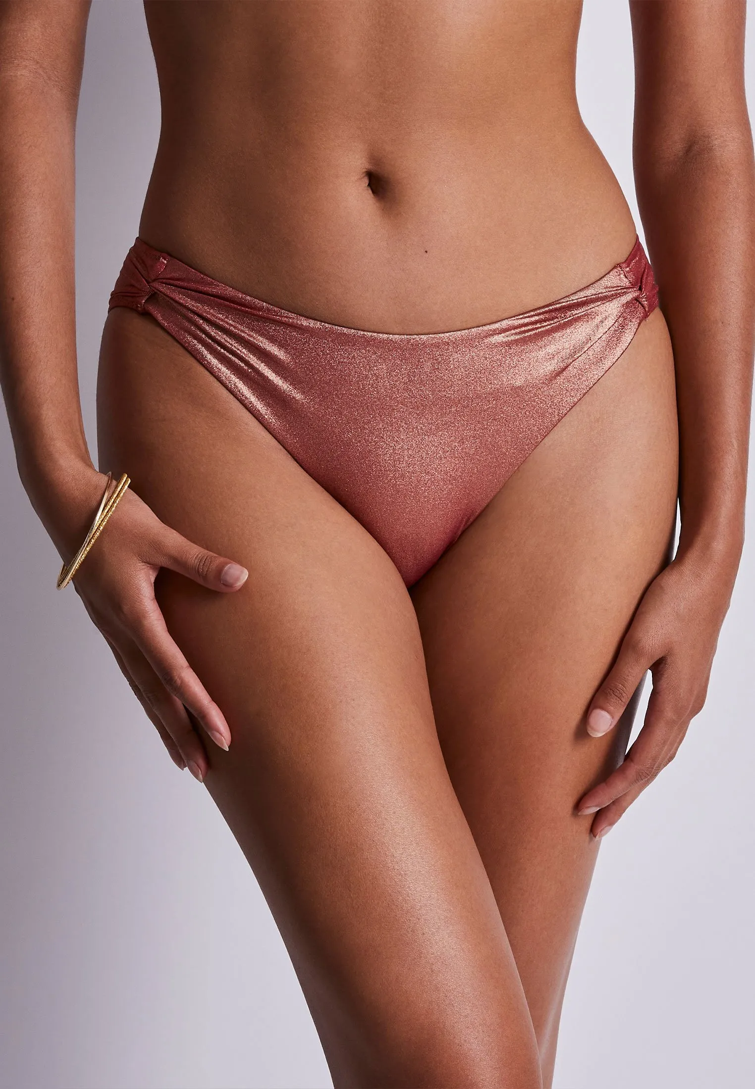 Bas de maillot de bain culotte brésilienne Rouge SUNLIGHT GLOW