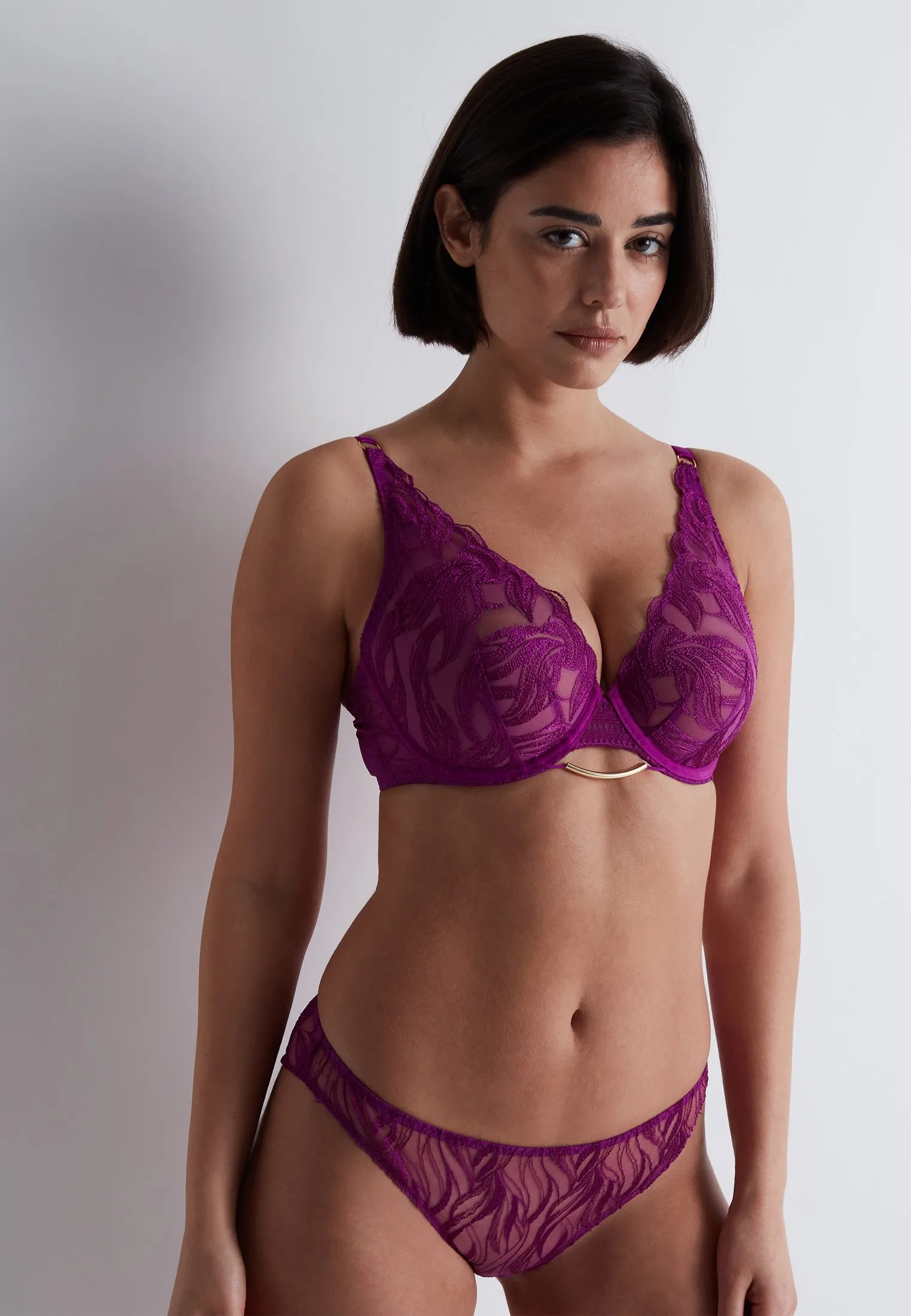 Soutien-gorge triangle avec armatures Violet INTO THE GROOVE