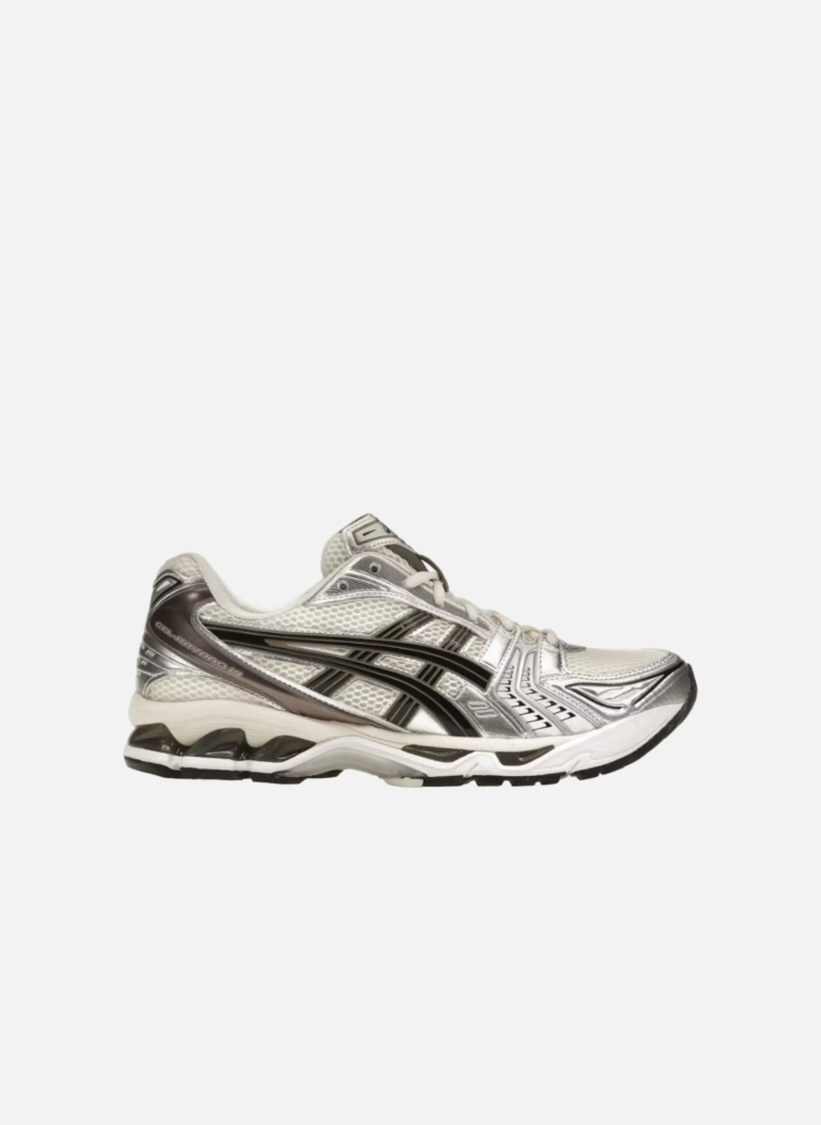 Baskets gel-kayano 14 cream black metallic plum Gris