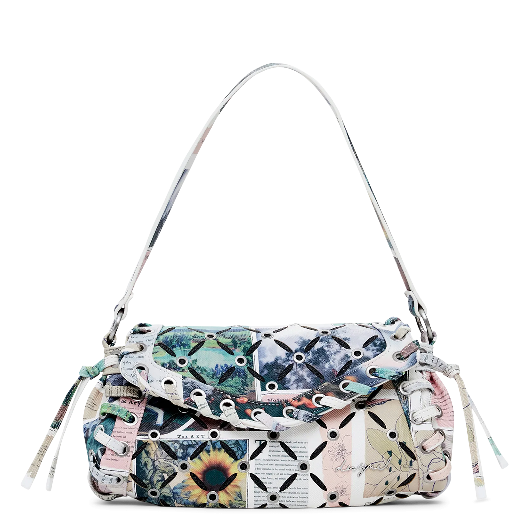 Sac à main imprimé Multicolore