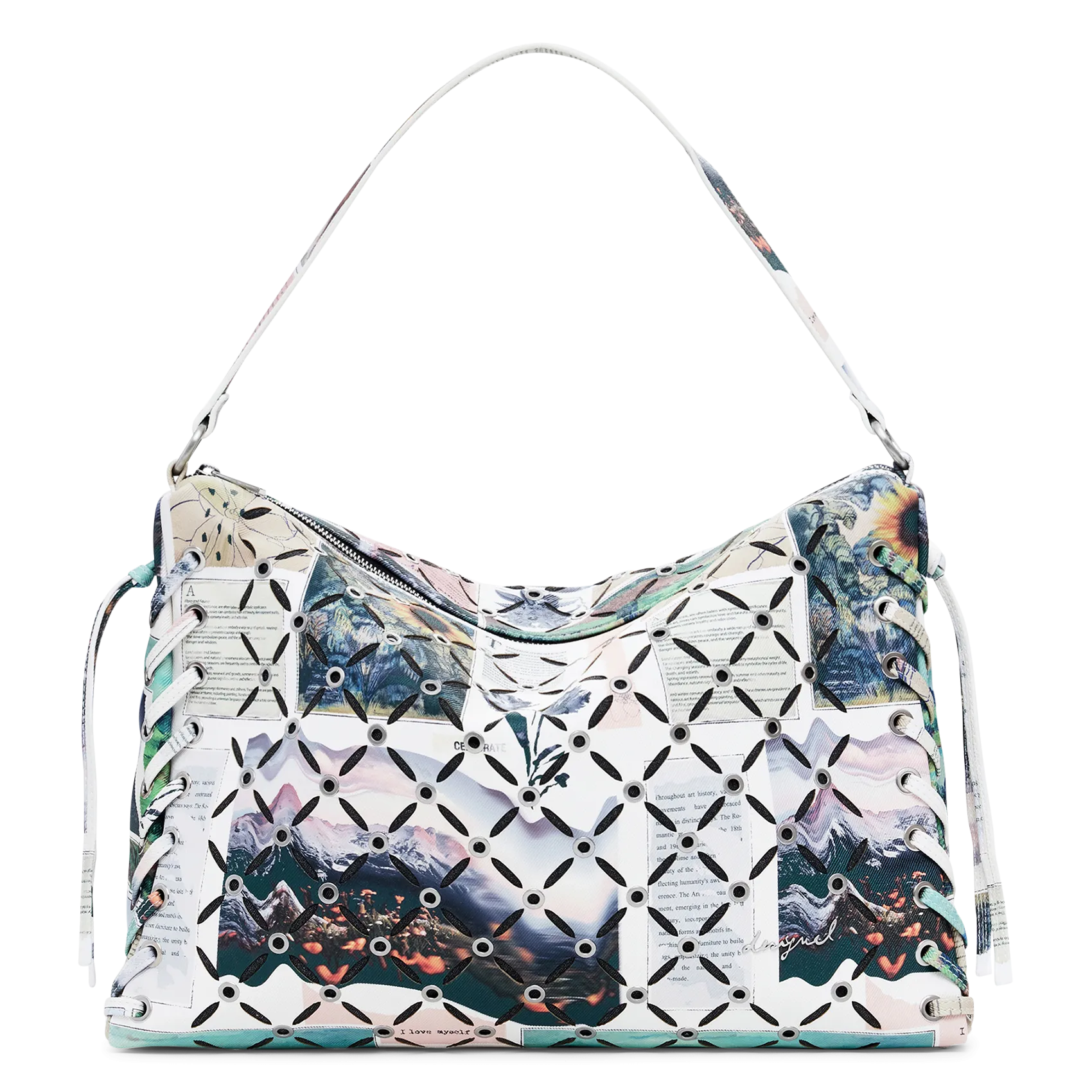 Sac cabas imprimé Multicolore