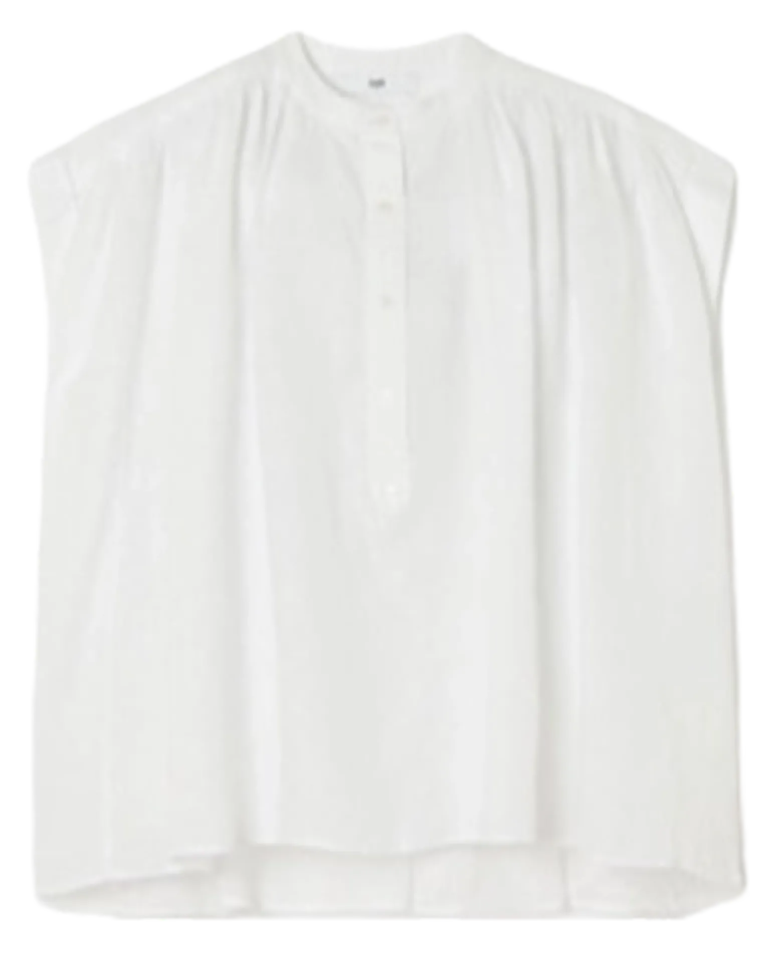 Top ample en coton Blanc CATY