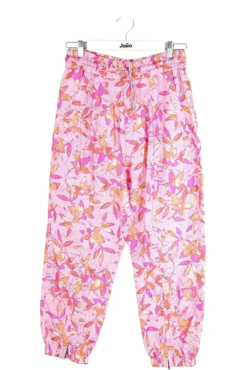 Pantalon carot en coton Rose