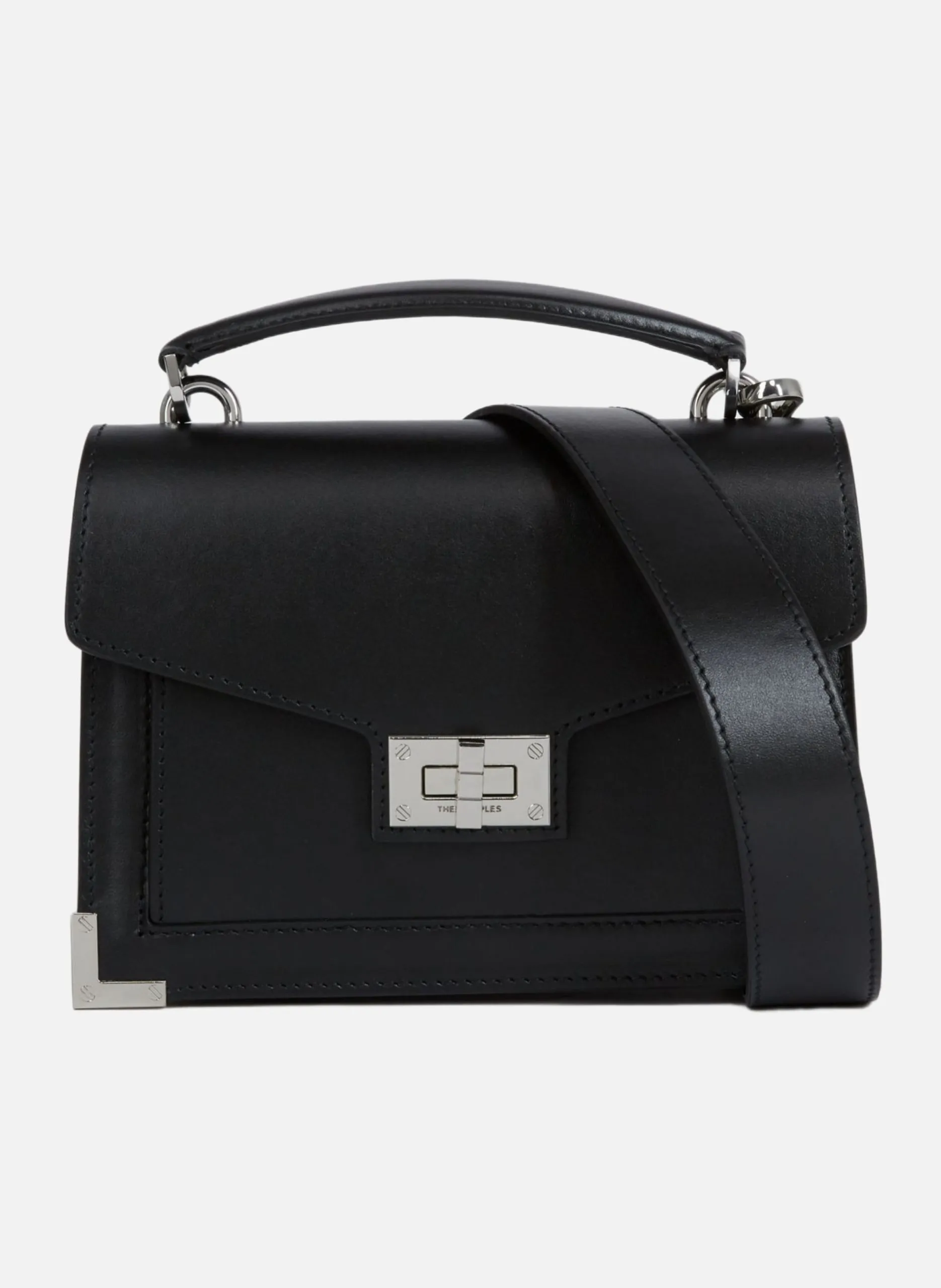Sac emily small en cuir Noir