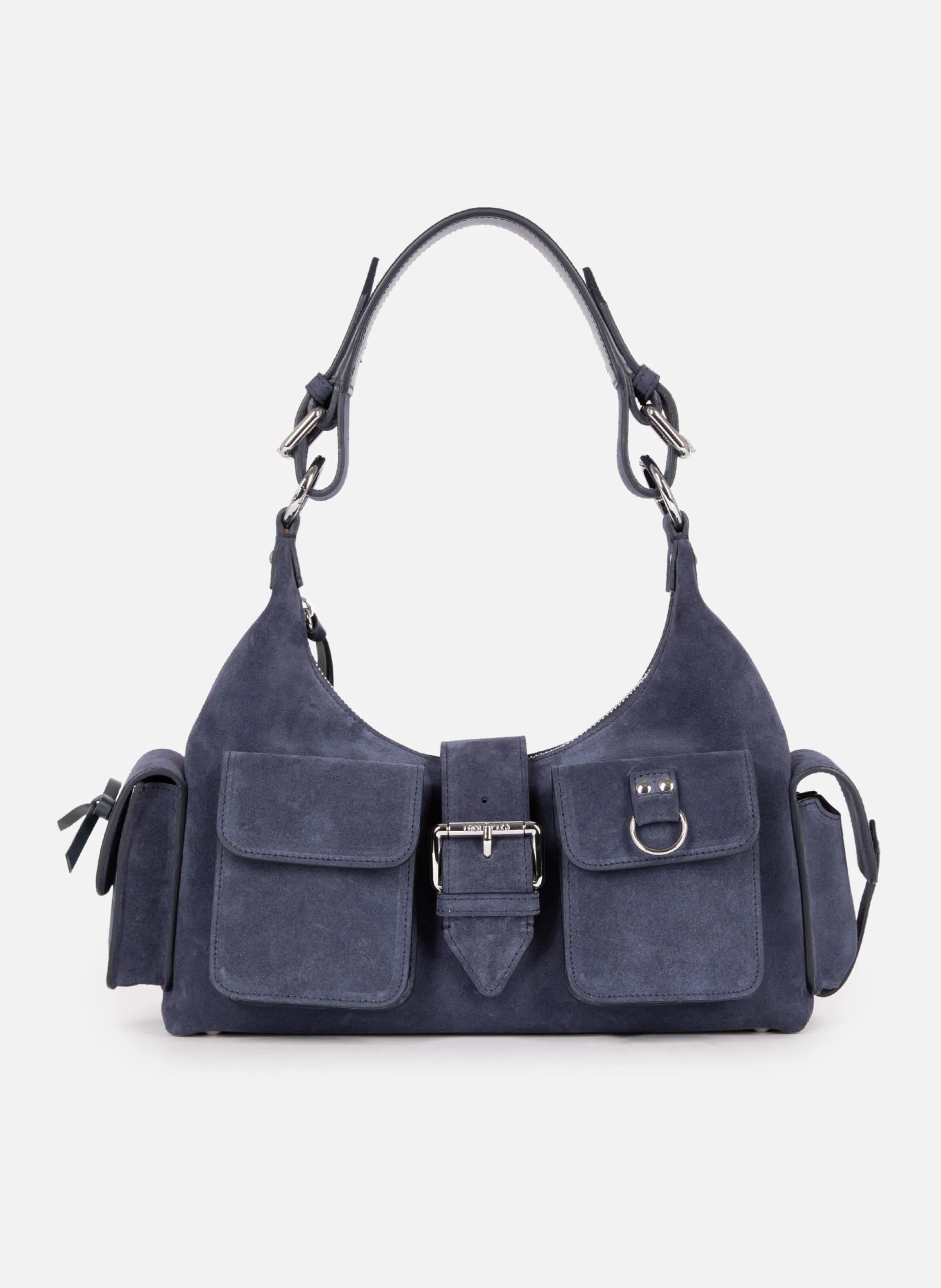 Sac amelia en suède Bleu