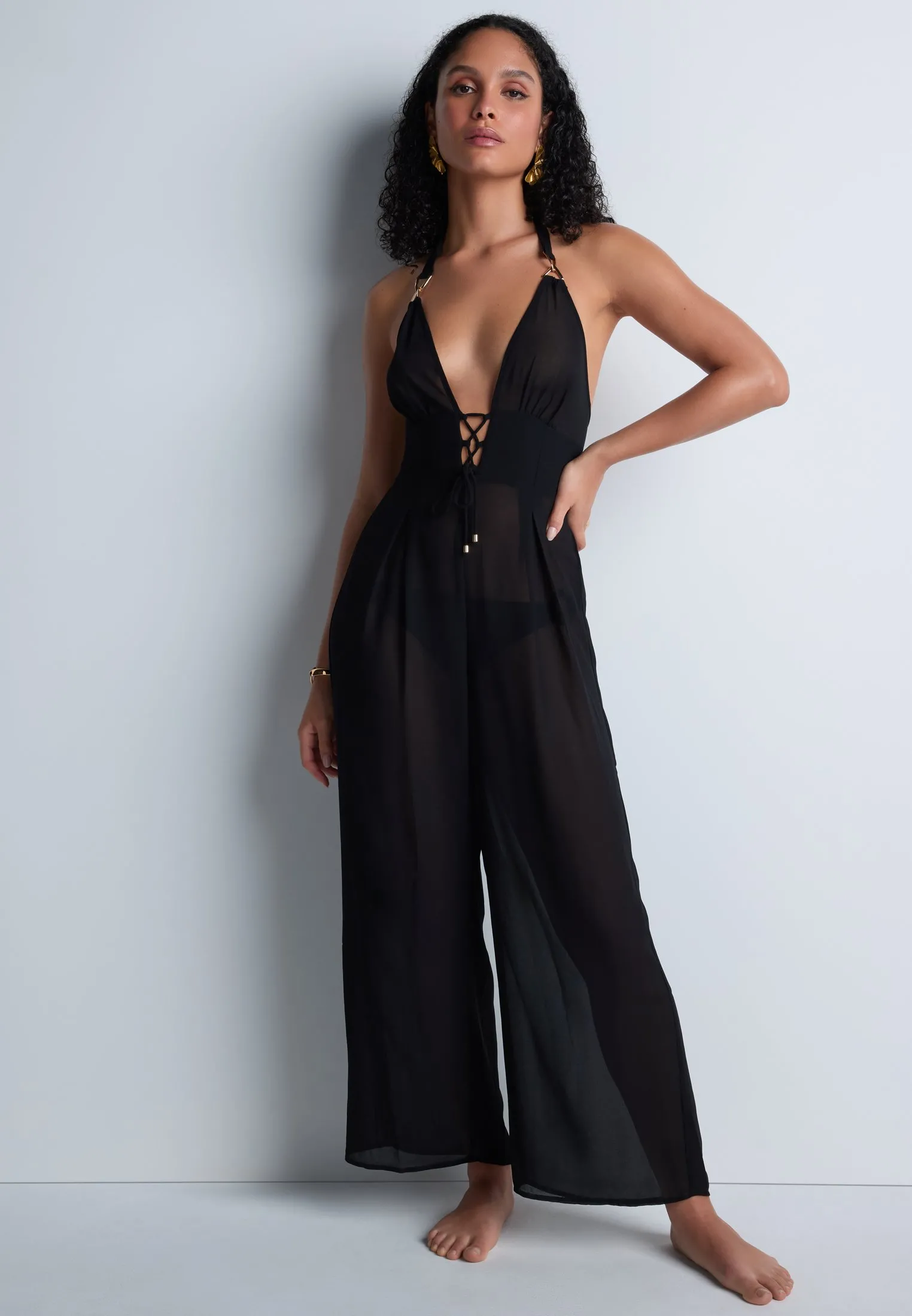 Combinaison pantalon Noir BEACH WALK