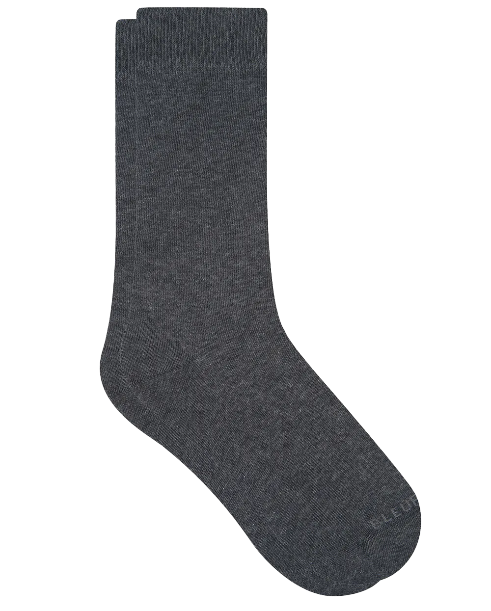 Chaussettes unies en coton mélangé Bleu