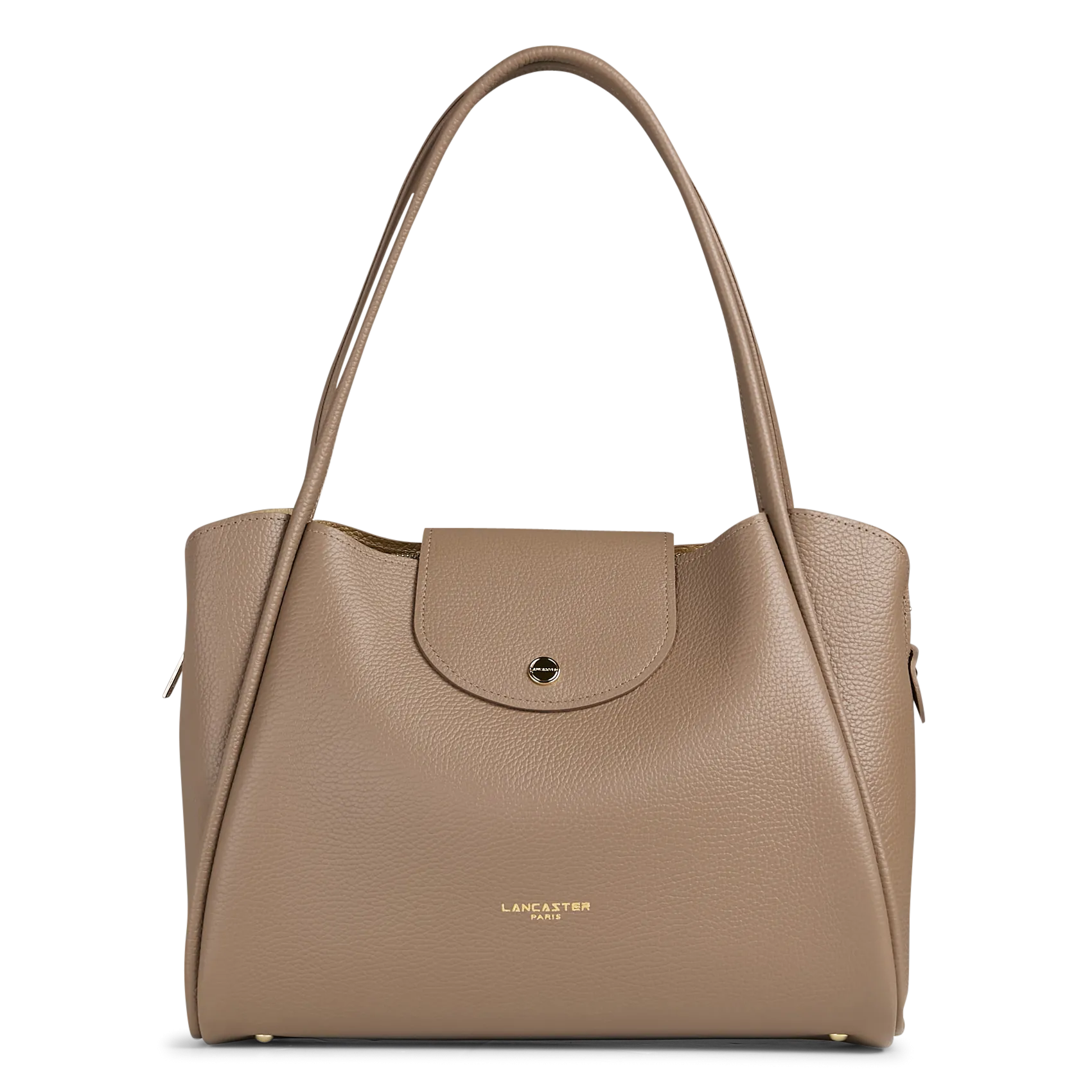 Sac à maine en cuir Beige ALBA