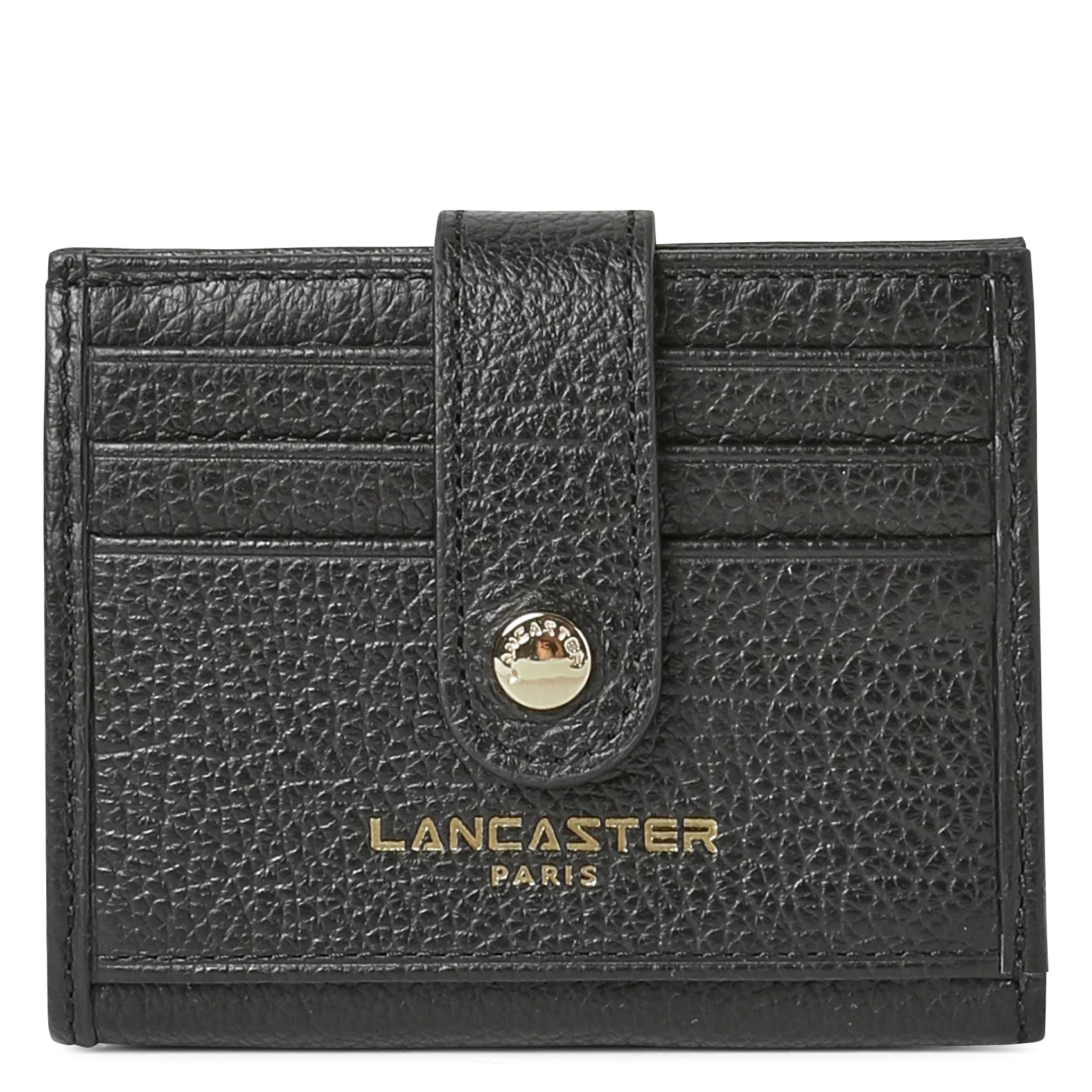 Porte-cartes en cuir Noir DUNE