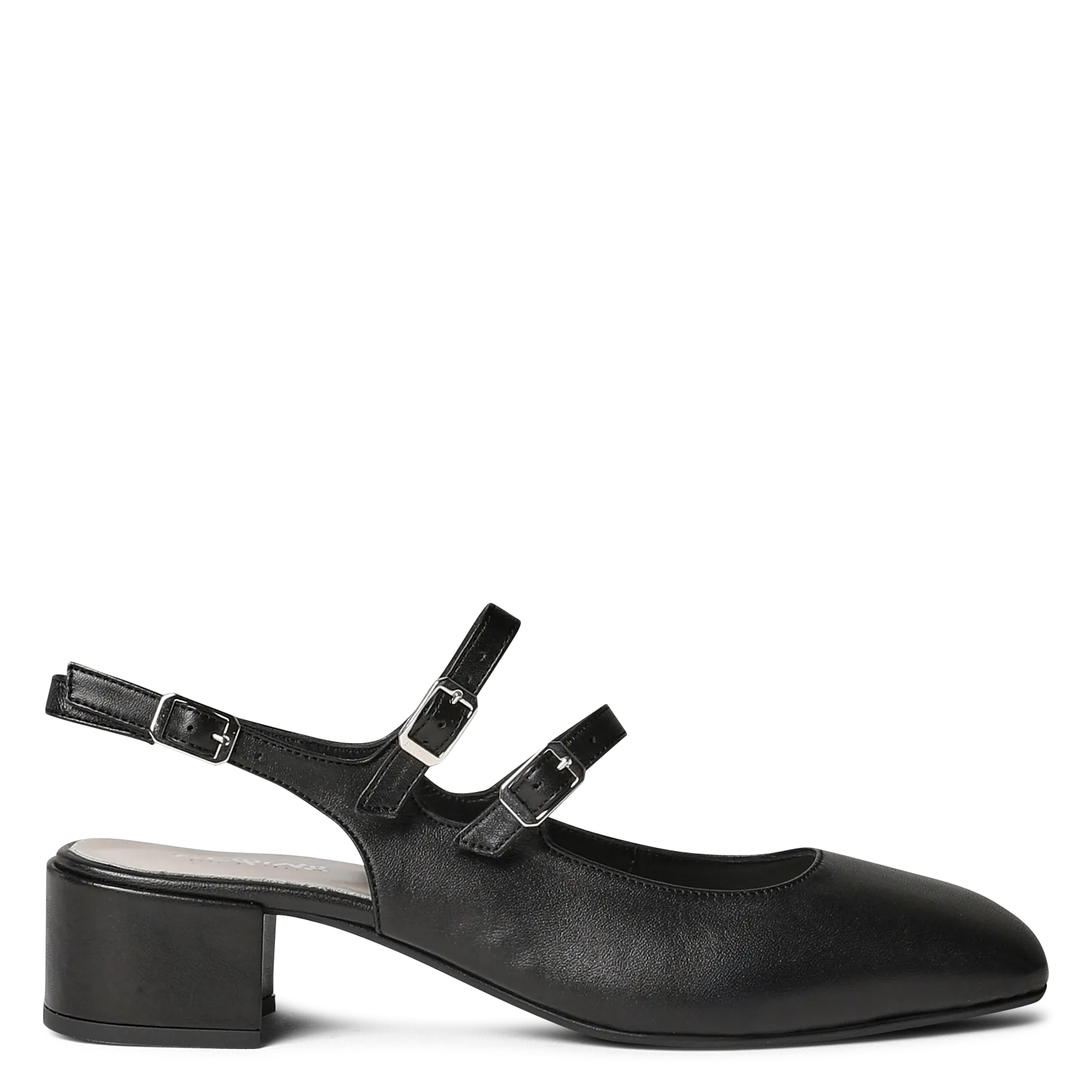 Babies en cuir Noir ROSEWOOD