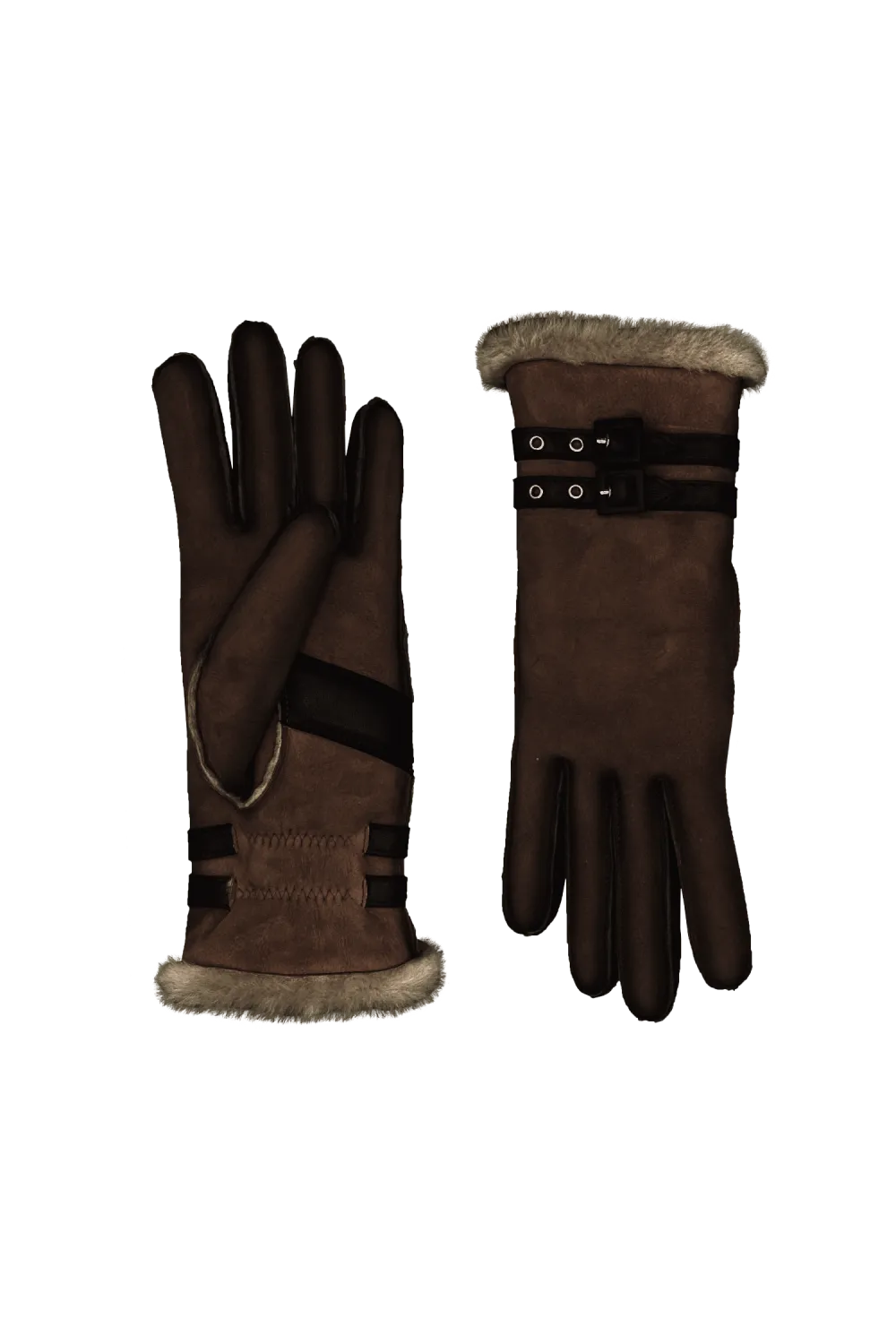 Bombera gants double face Marron BOMBERA