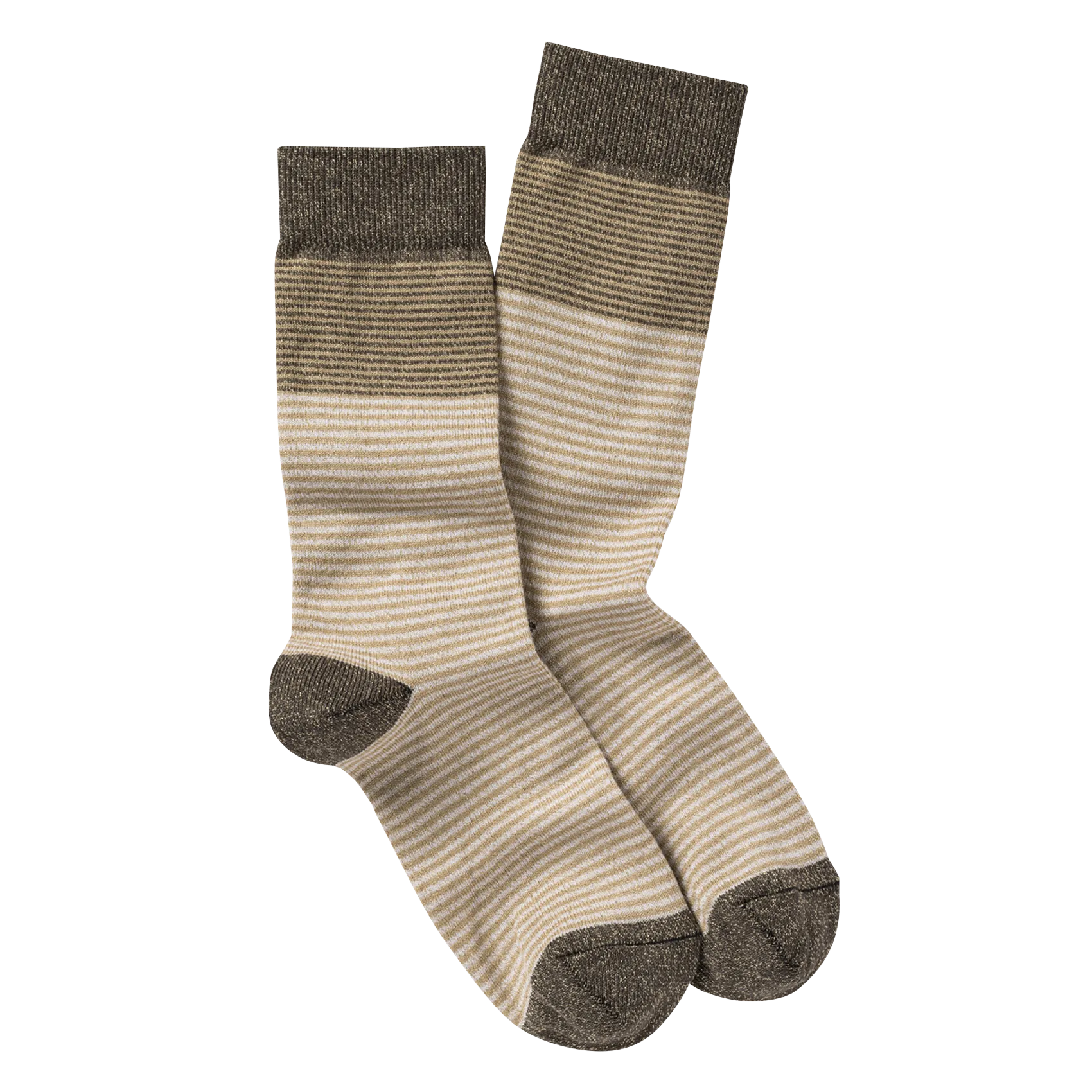 Chaussettes en coton mélangé Beige BRETON