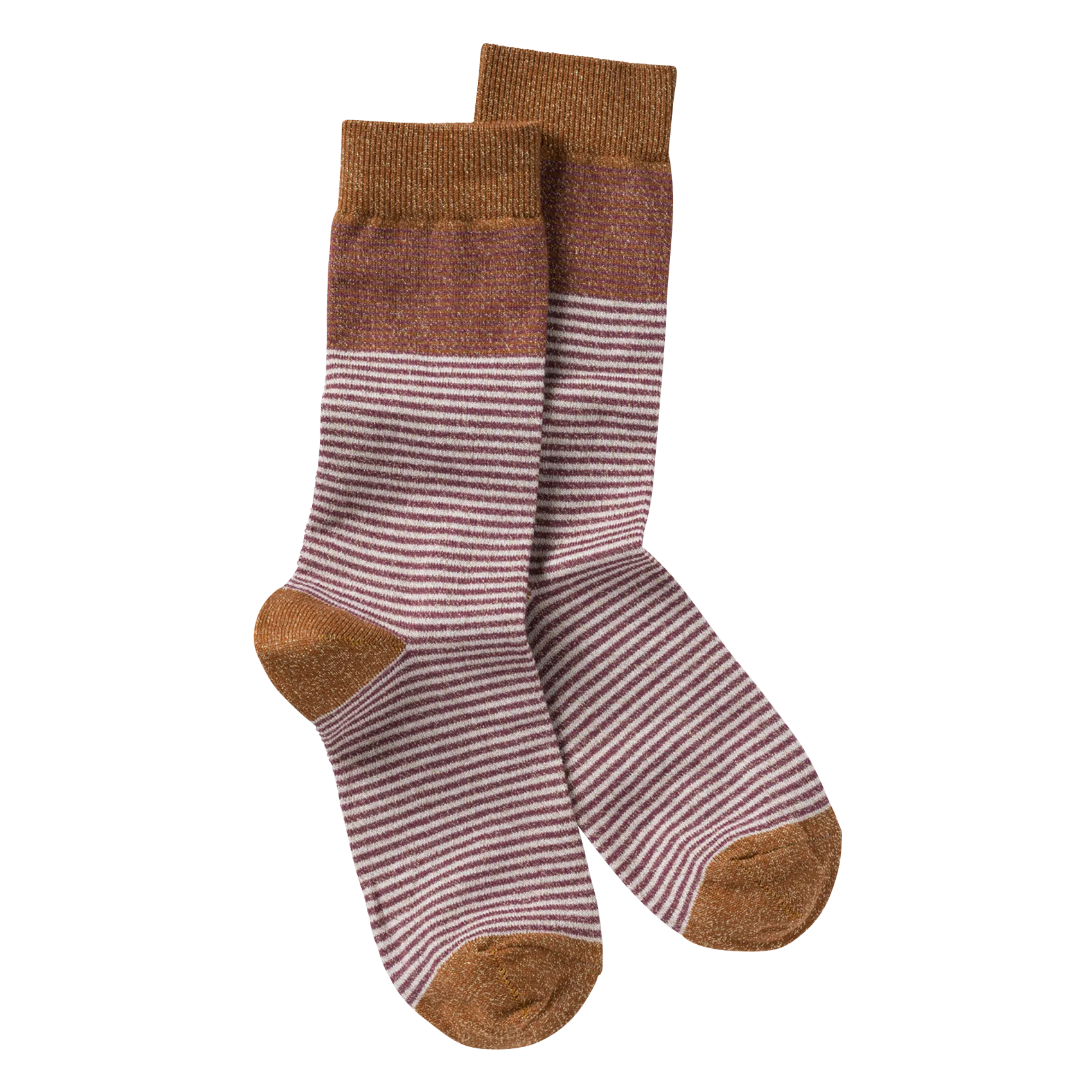 Chaussettes en coton mélangé Rose BRETON