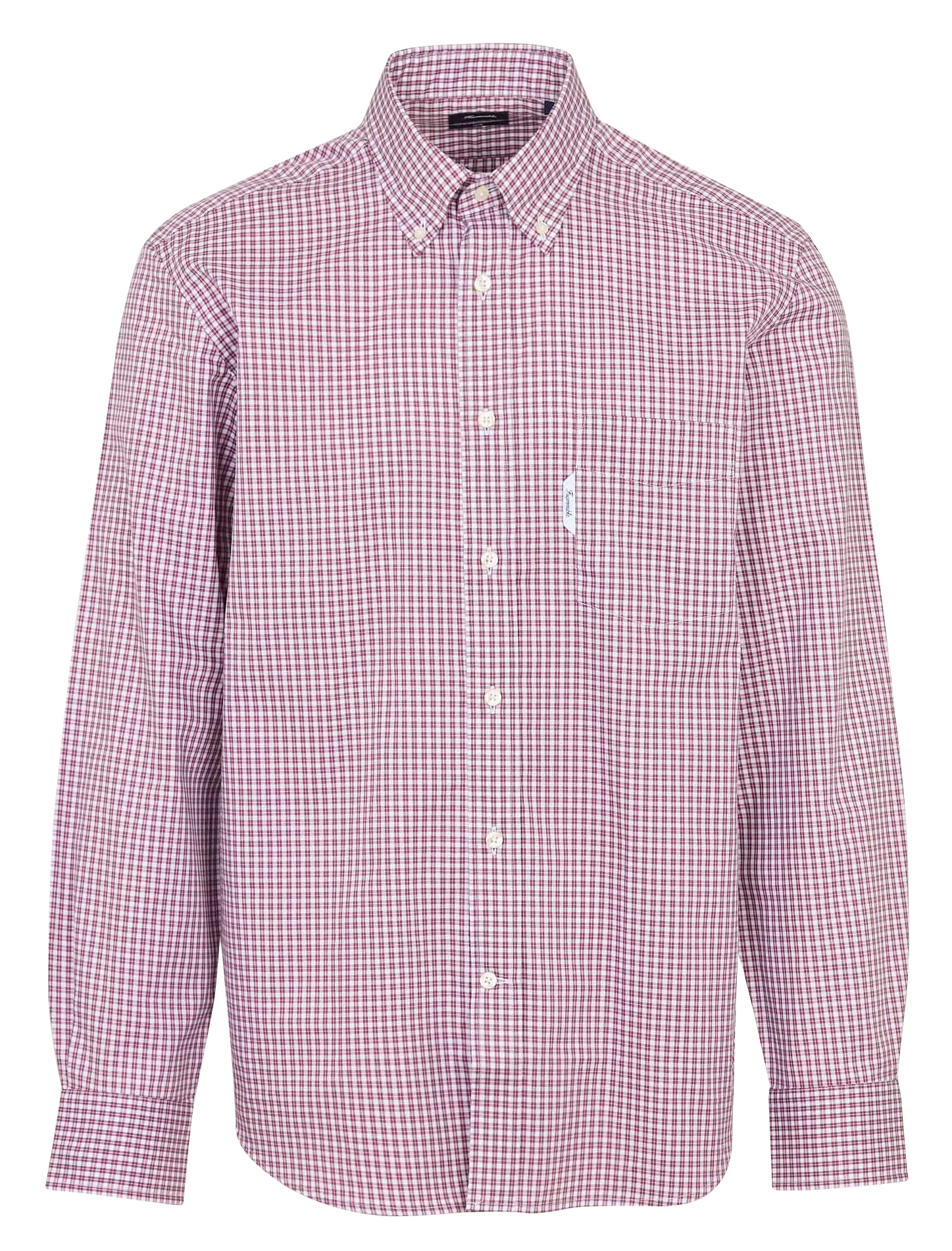 Chemise droite en coton Violet