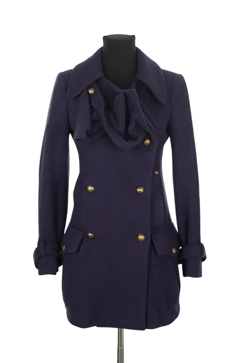 Manteau en laine Violet
