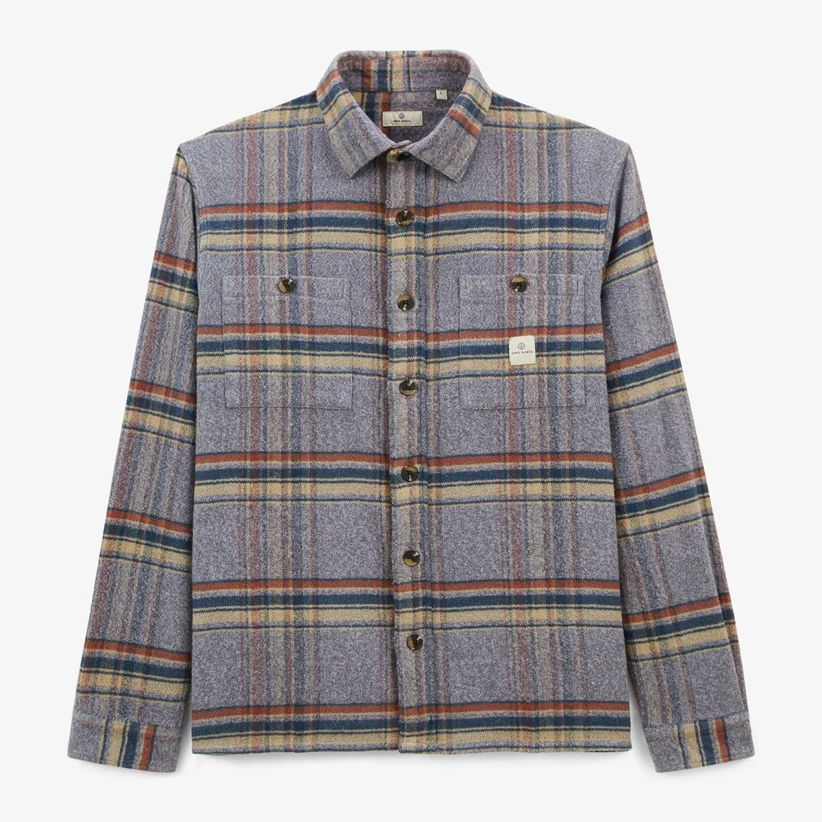 Surchemise à carreaux Bleu CLOVIS