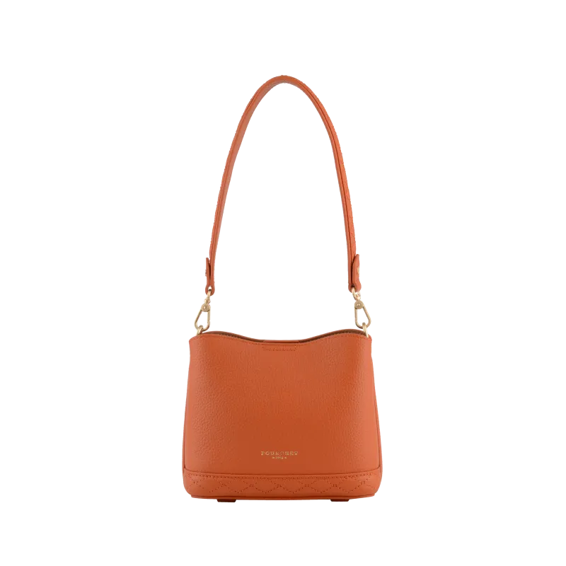 Besace - cuir de vachette Orange MANHATTAN