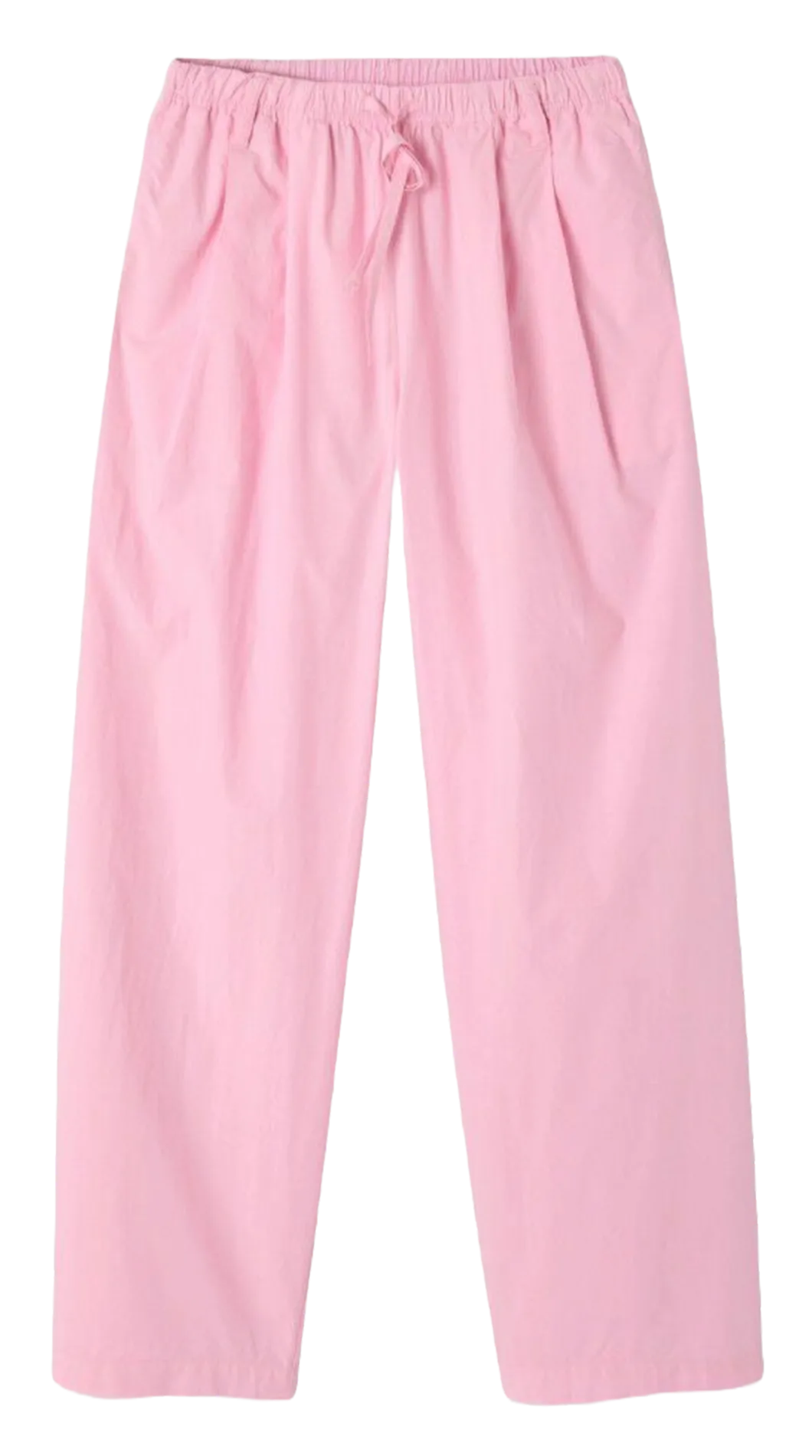 Pantalon taille haute uni en coton bio Rose BAILOW