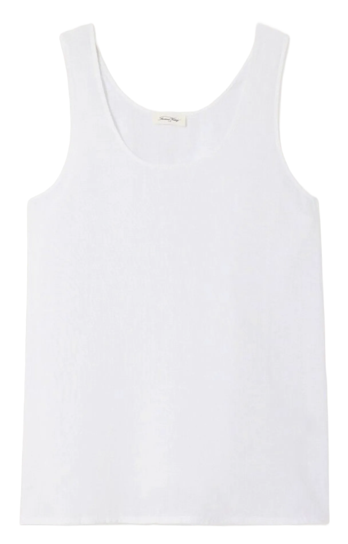 Débardeur droit en lin Blanc IVYBO