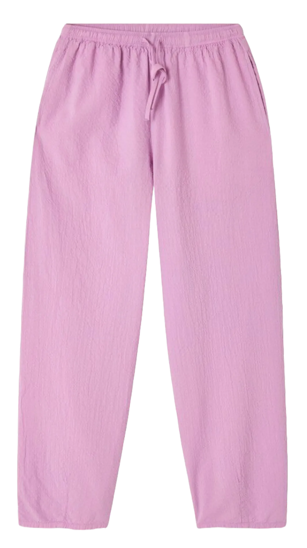 Pantalon carotte taille haute uni Rose TUFFAZ