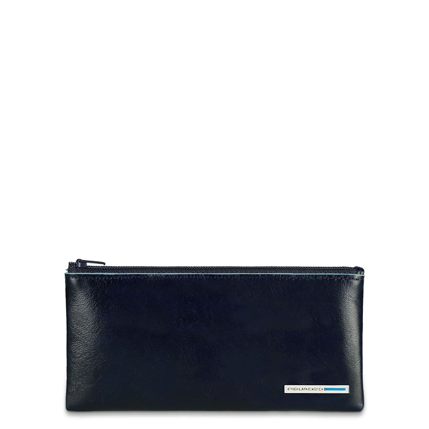 Porte-clés en cuir Bleu