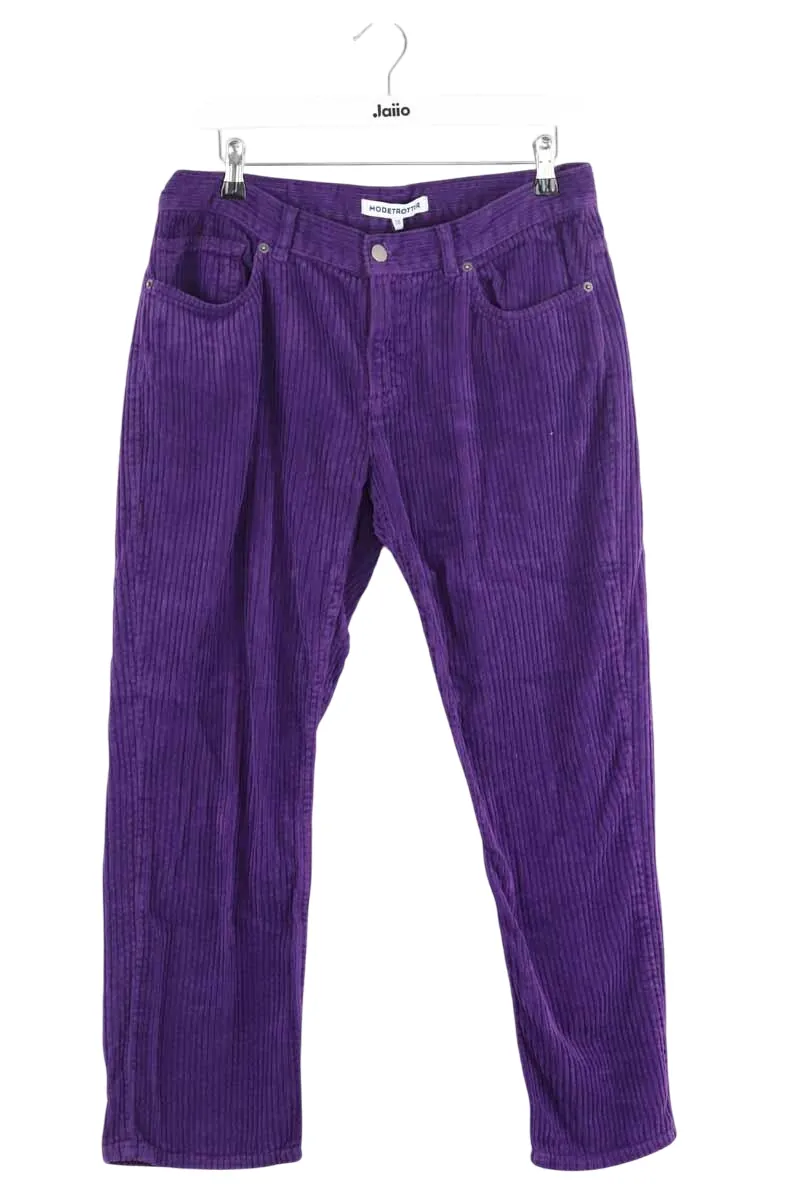 Pantalon court en coton Violet