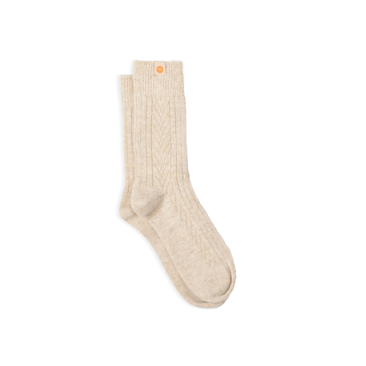 Chaussettes en laine Beige