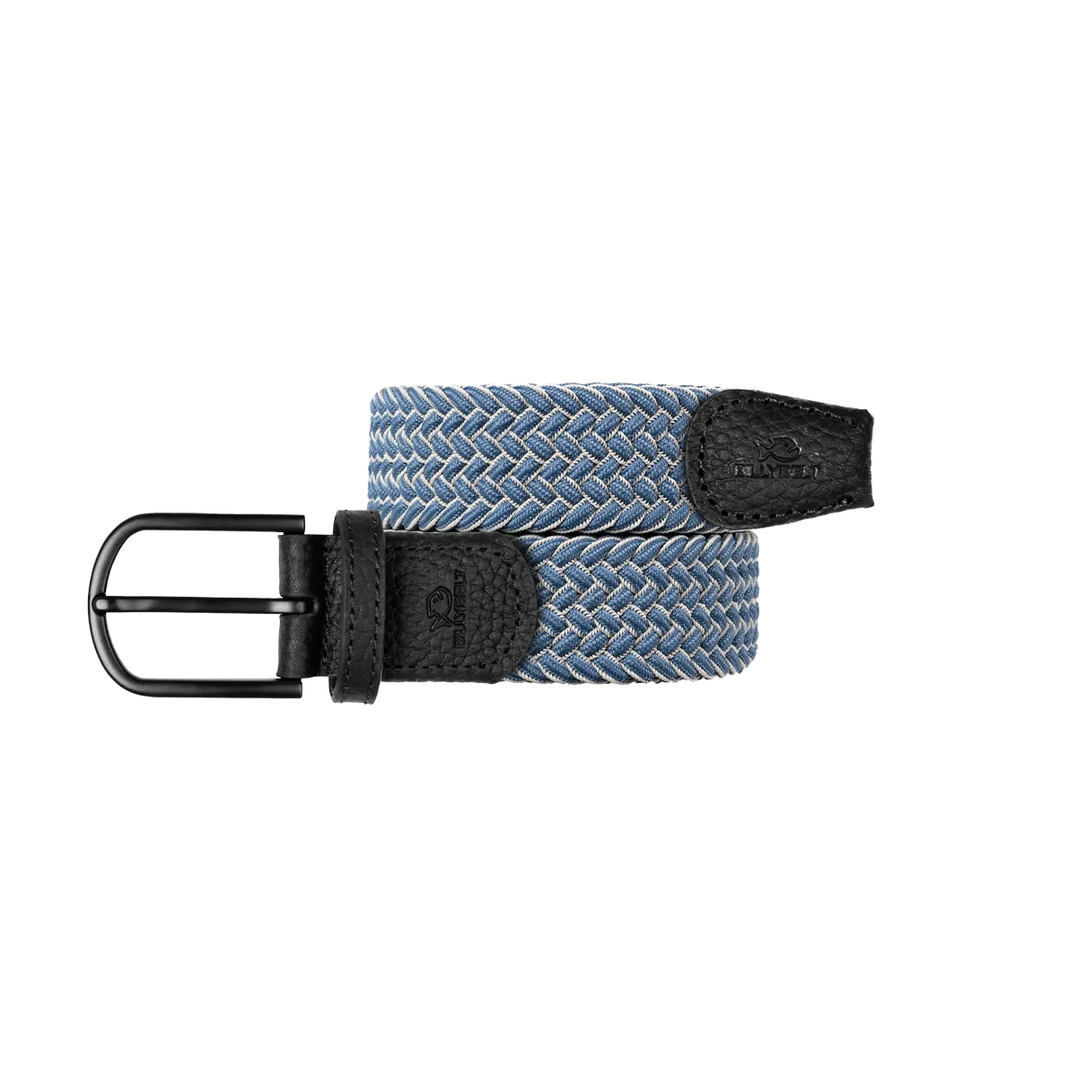 Ceinture tressée élastique multicolore Bleu CHICAGO