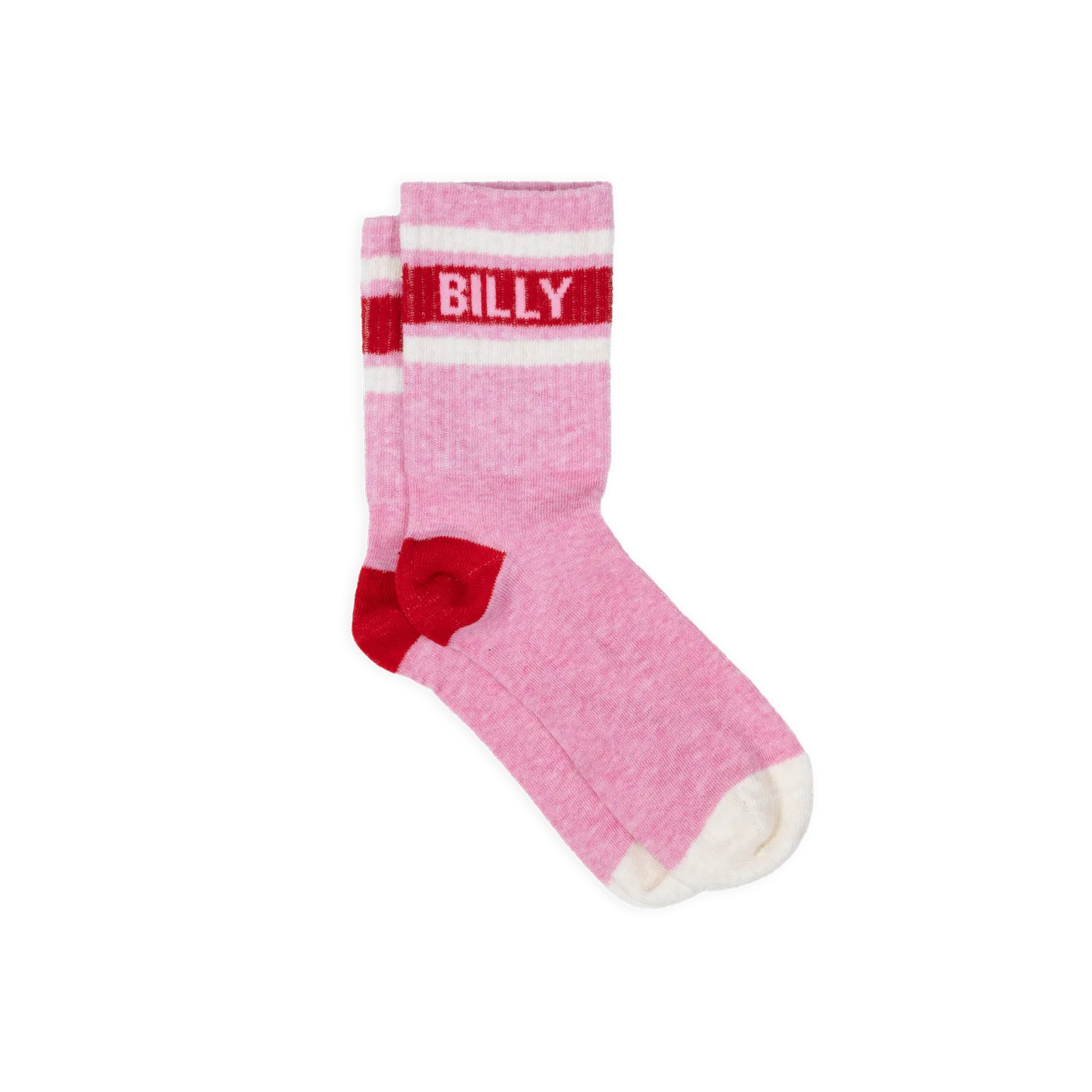 Chaussettes en coton tennis Rose