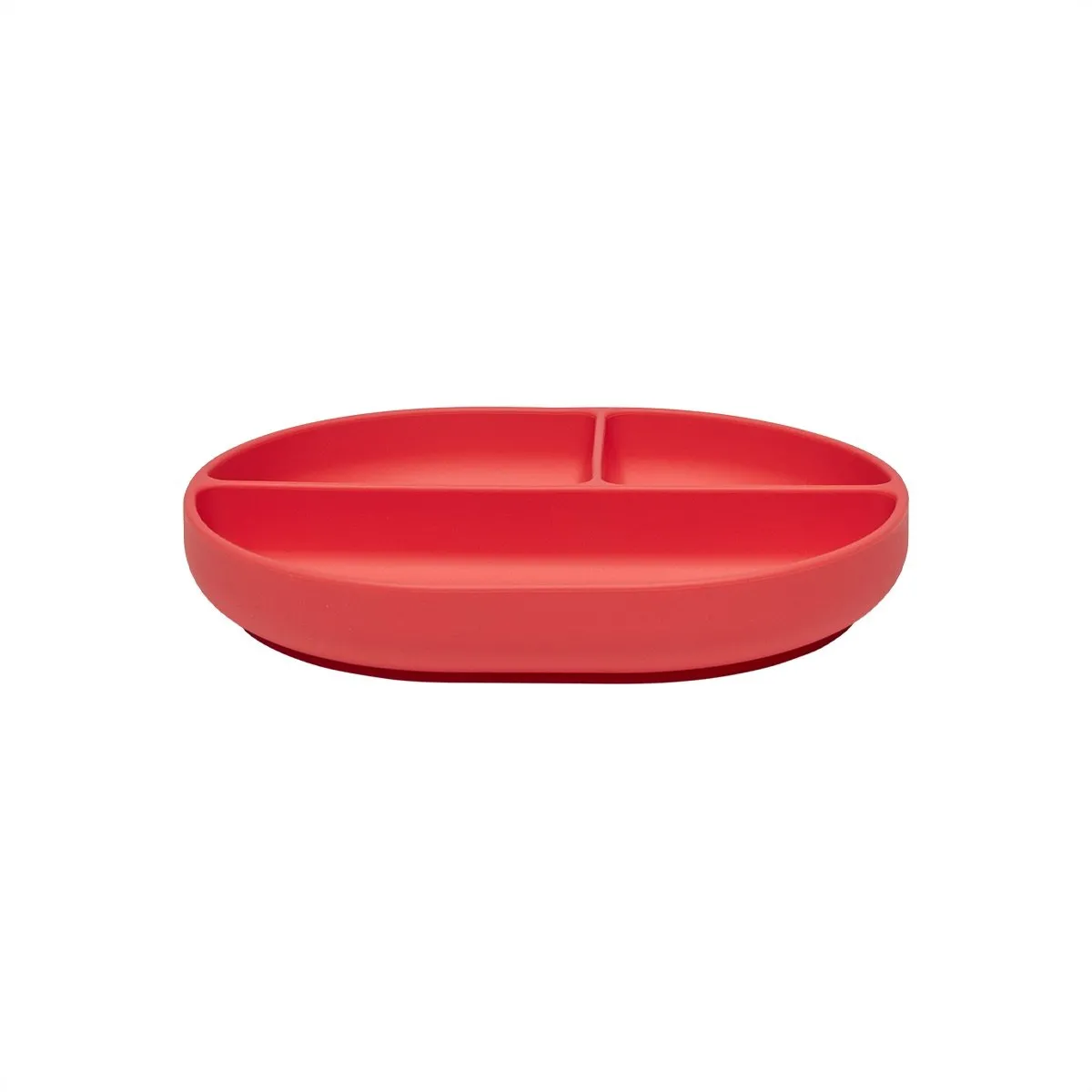 Assiette en silicone Rose