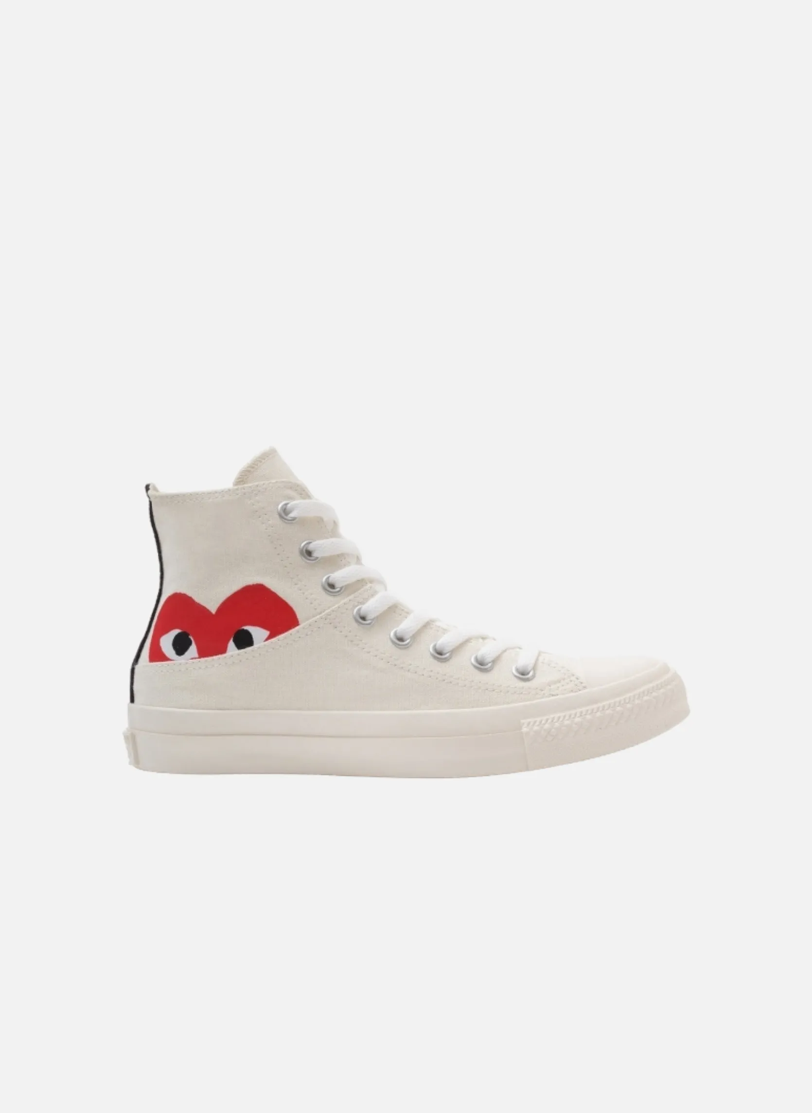 Converse comme des garçons white half logo Rouge WHITE