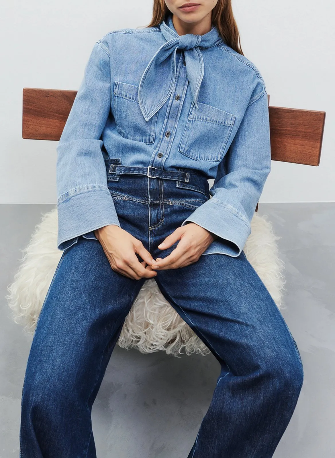 Jean large Bleu FLOUI-X