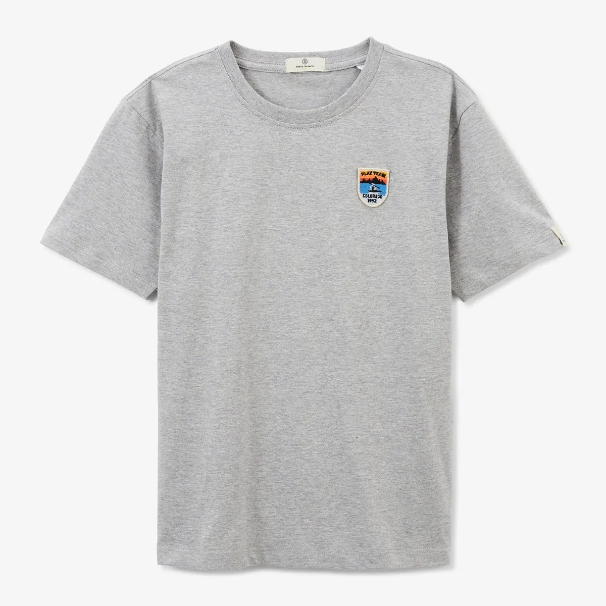 T-shirt junior manches courtes Gris TANCREDE