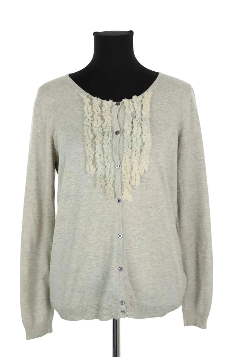 Cardigan en coton Gris